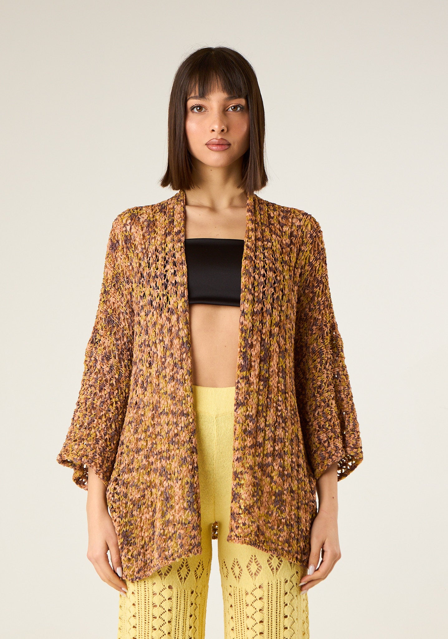 Kimono in maglia boucklè