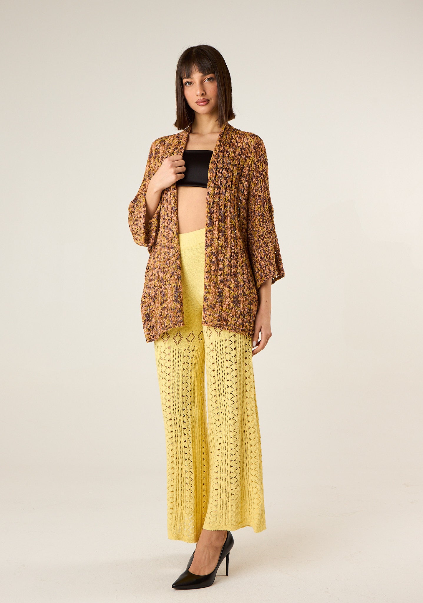 Kimono in maglia boucklè