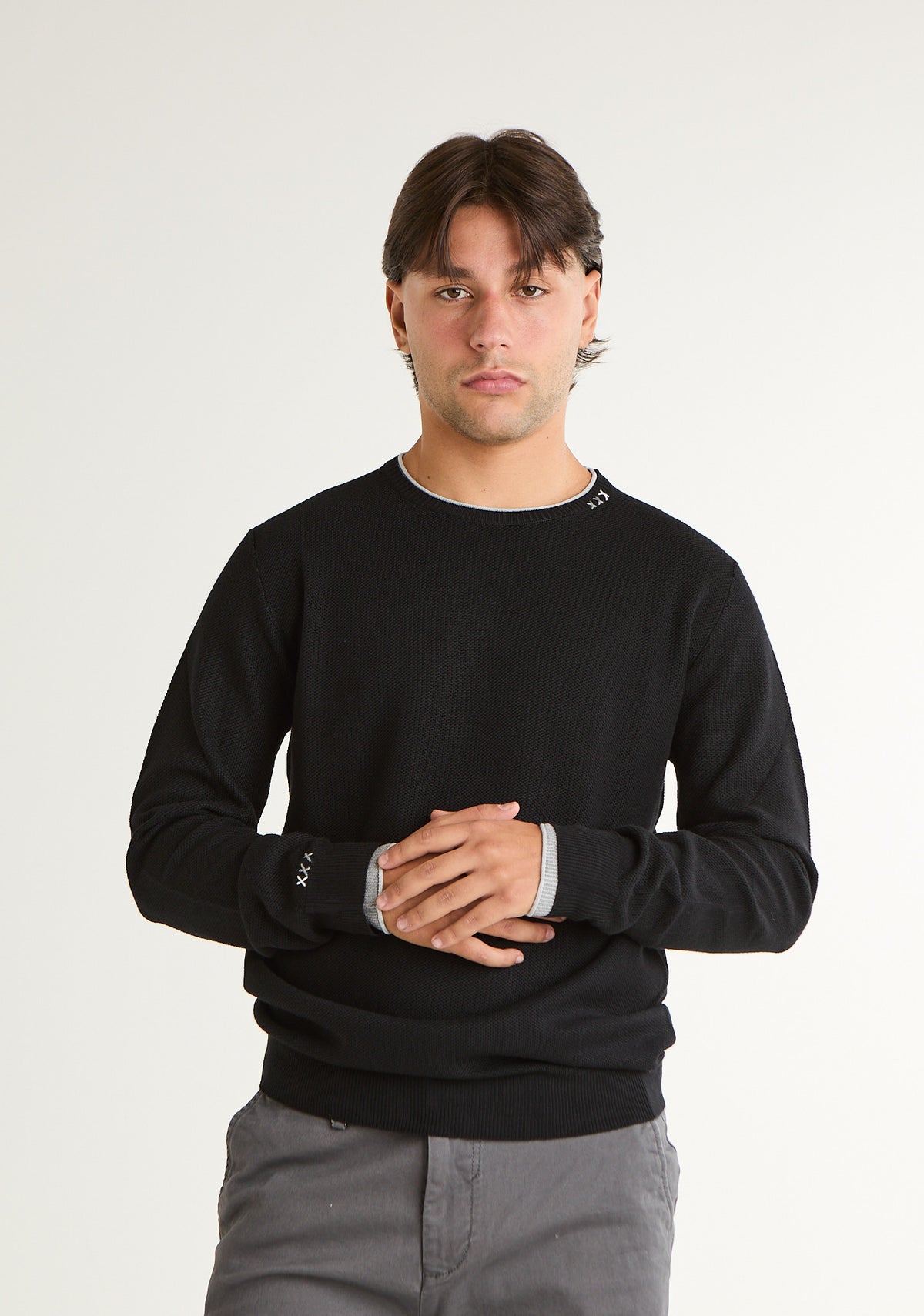 Maglia con dettagli a contrasto