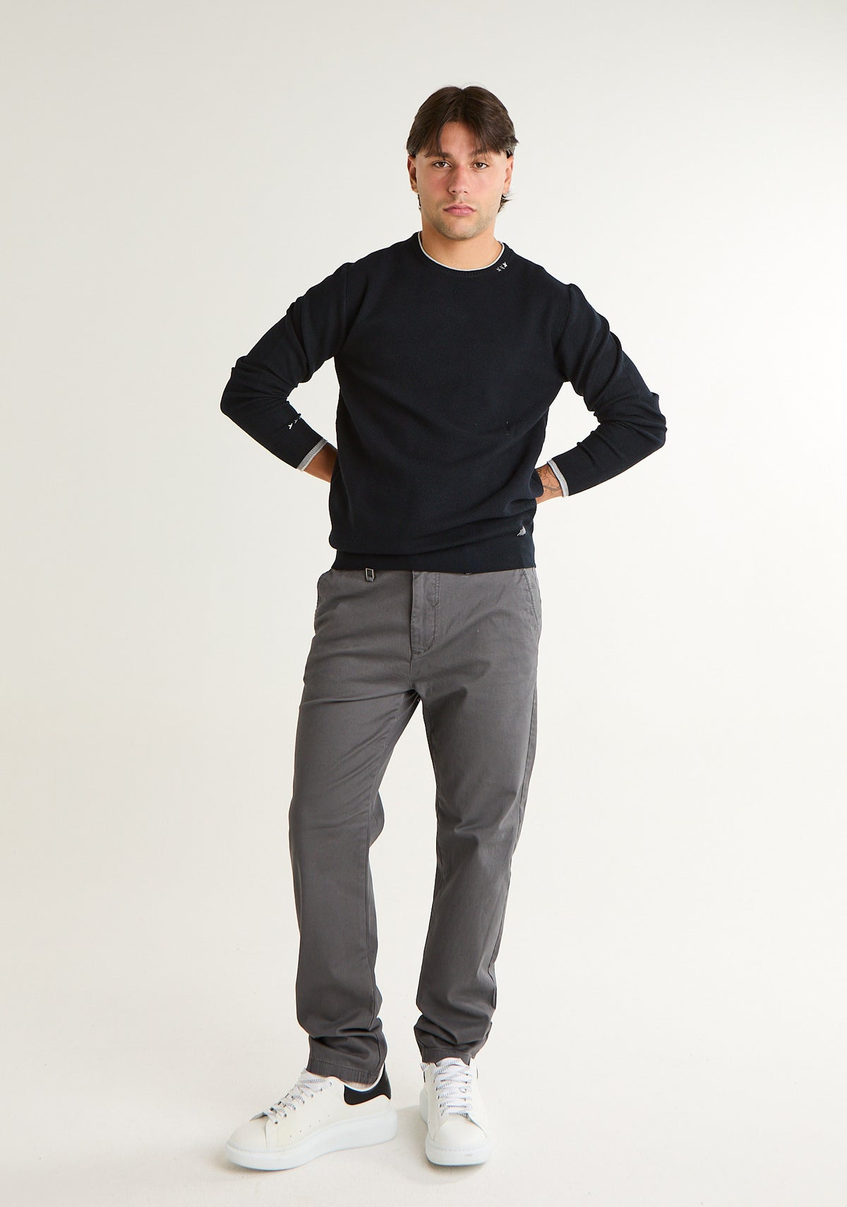 Pantalone stretch a gambe strette