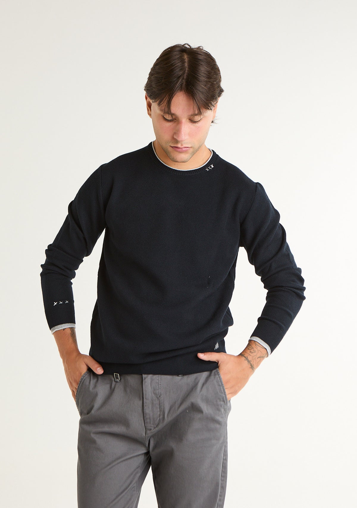 Maglia con dettagli a contrasto