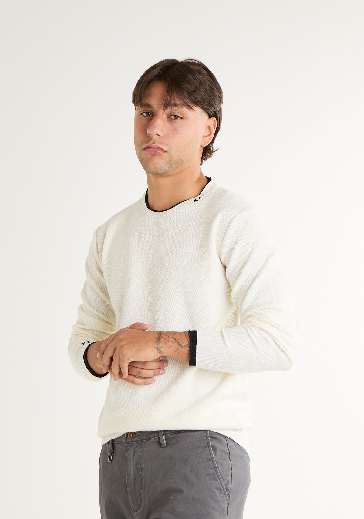 Maglia con dettagli a contrasto