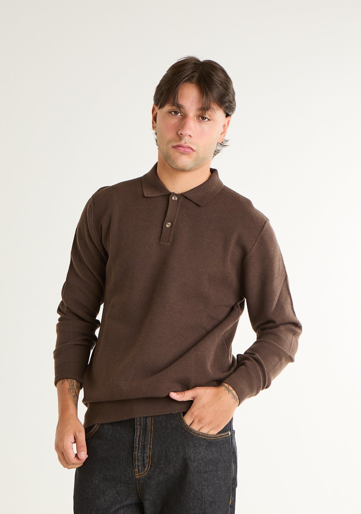 Maglia polo tinta unita