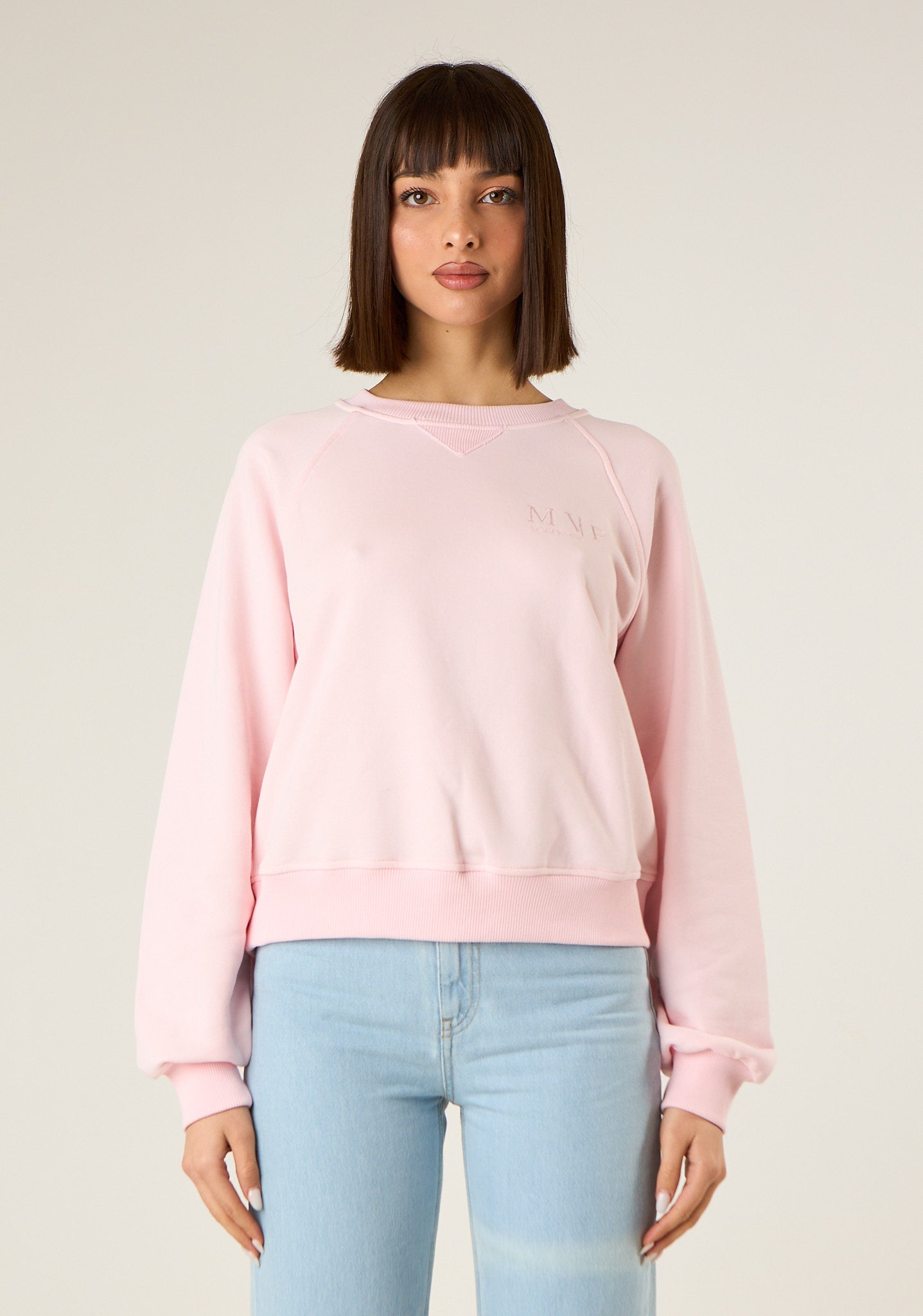 Felpa con logo ricamato