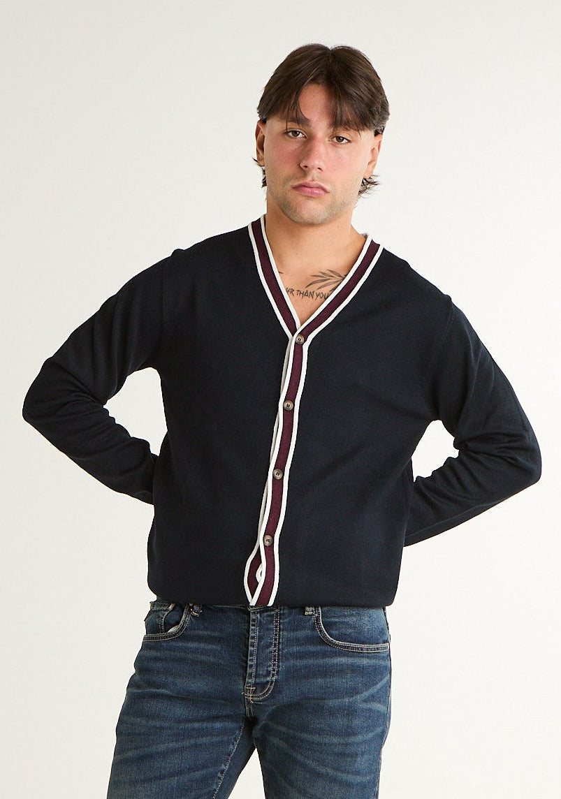 Cardigan profilato