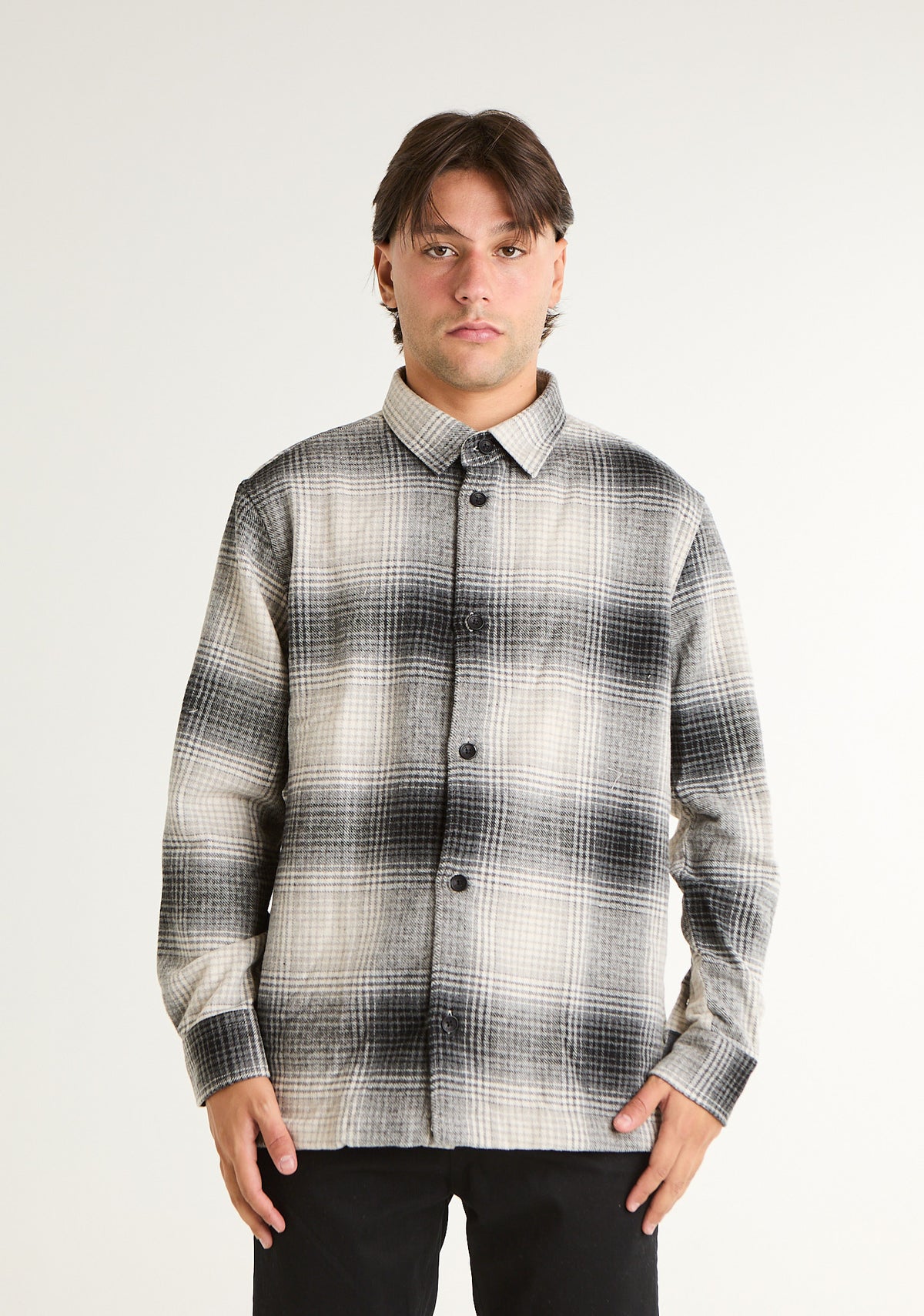 Camicia a quadri in flanella