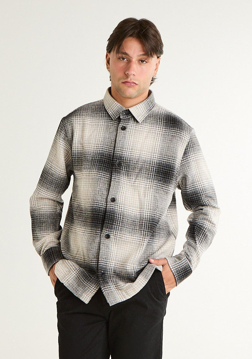 Camicia a quadri in flanella