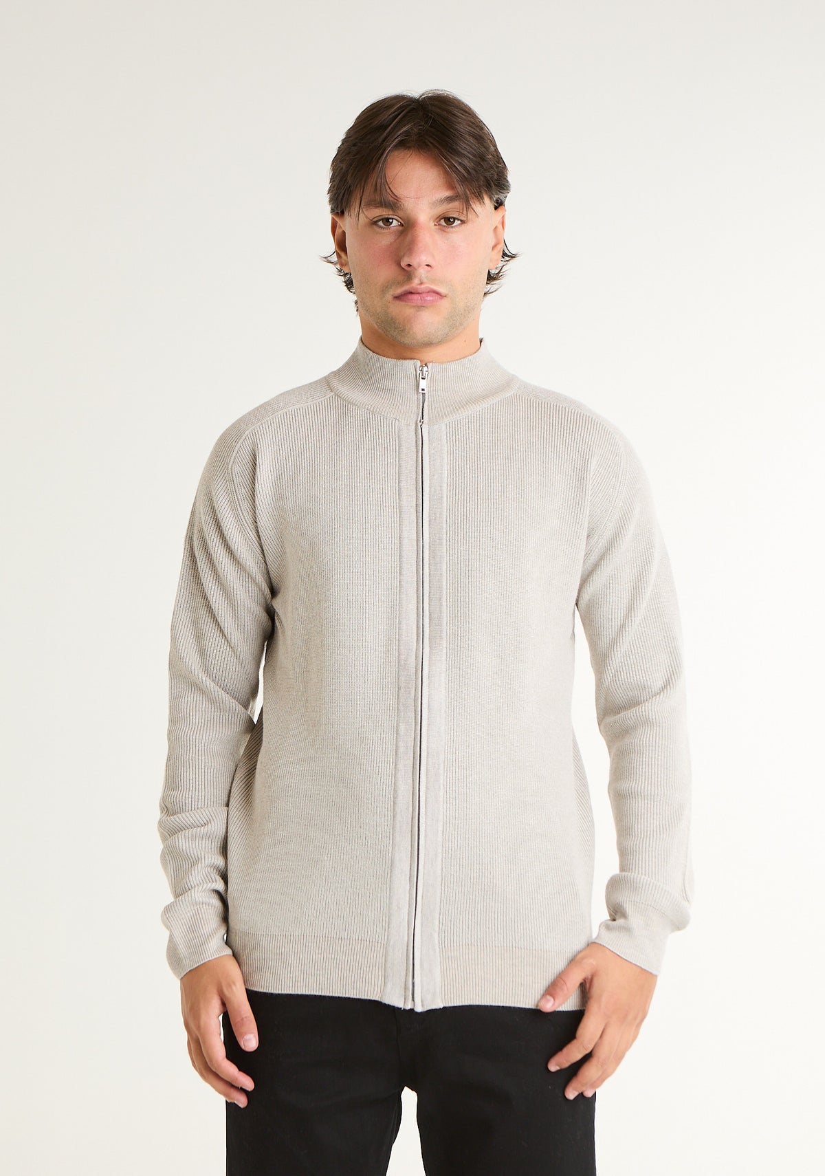 Maglia lupetto con fullzip