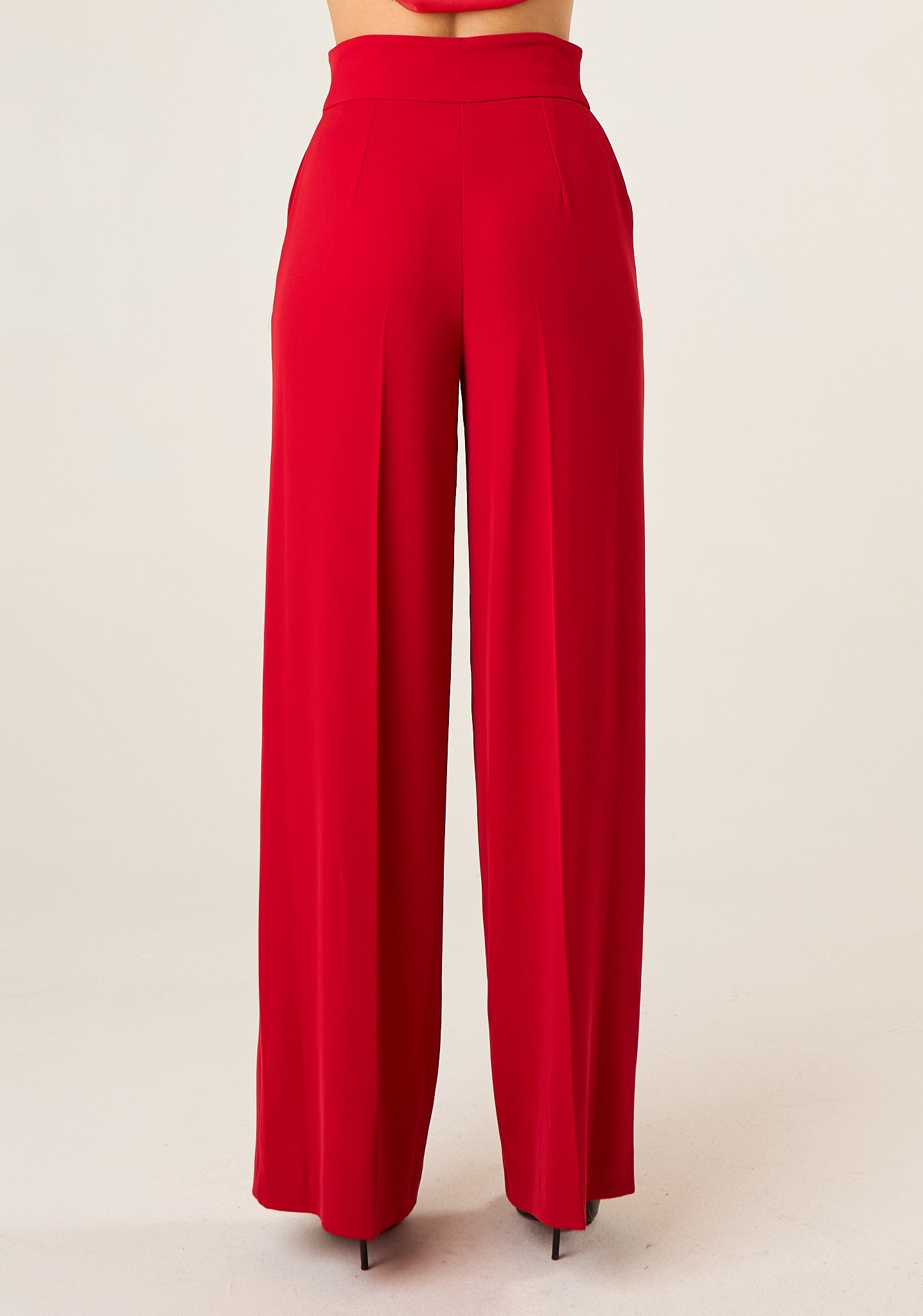 Pantalone palazzo a vita alta