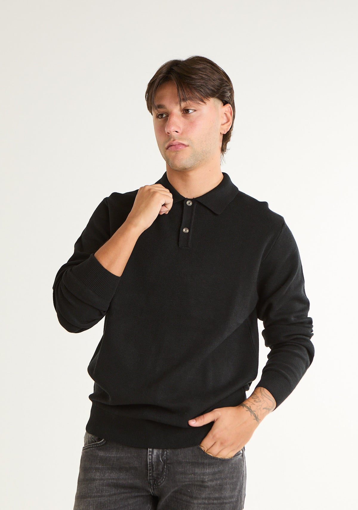 Maglia polo tinta unita