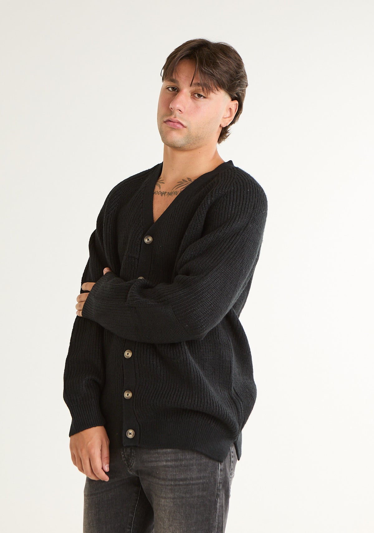 Cardigan a lavorazione spessa