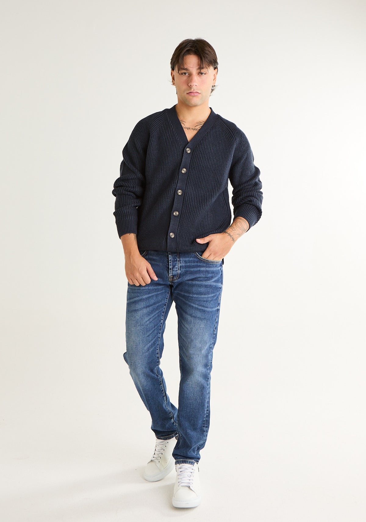 Cardigan a lavorazione spessa