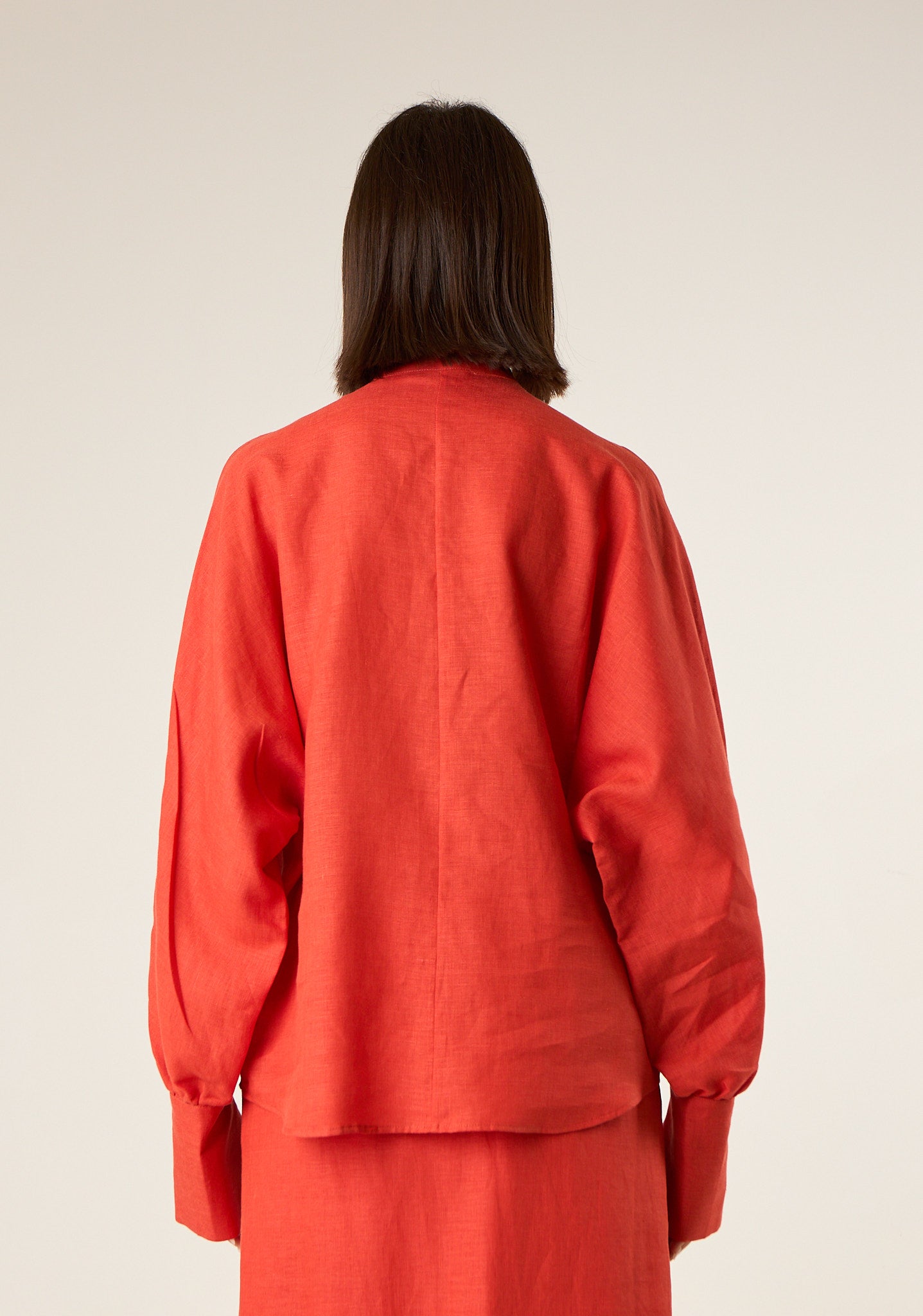 Camicia in tela di lino