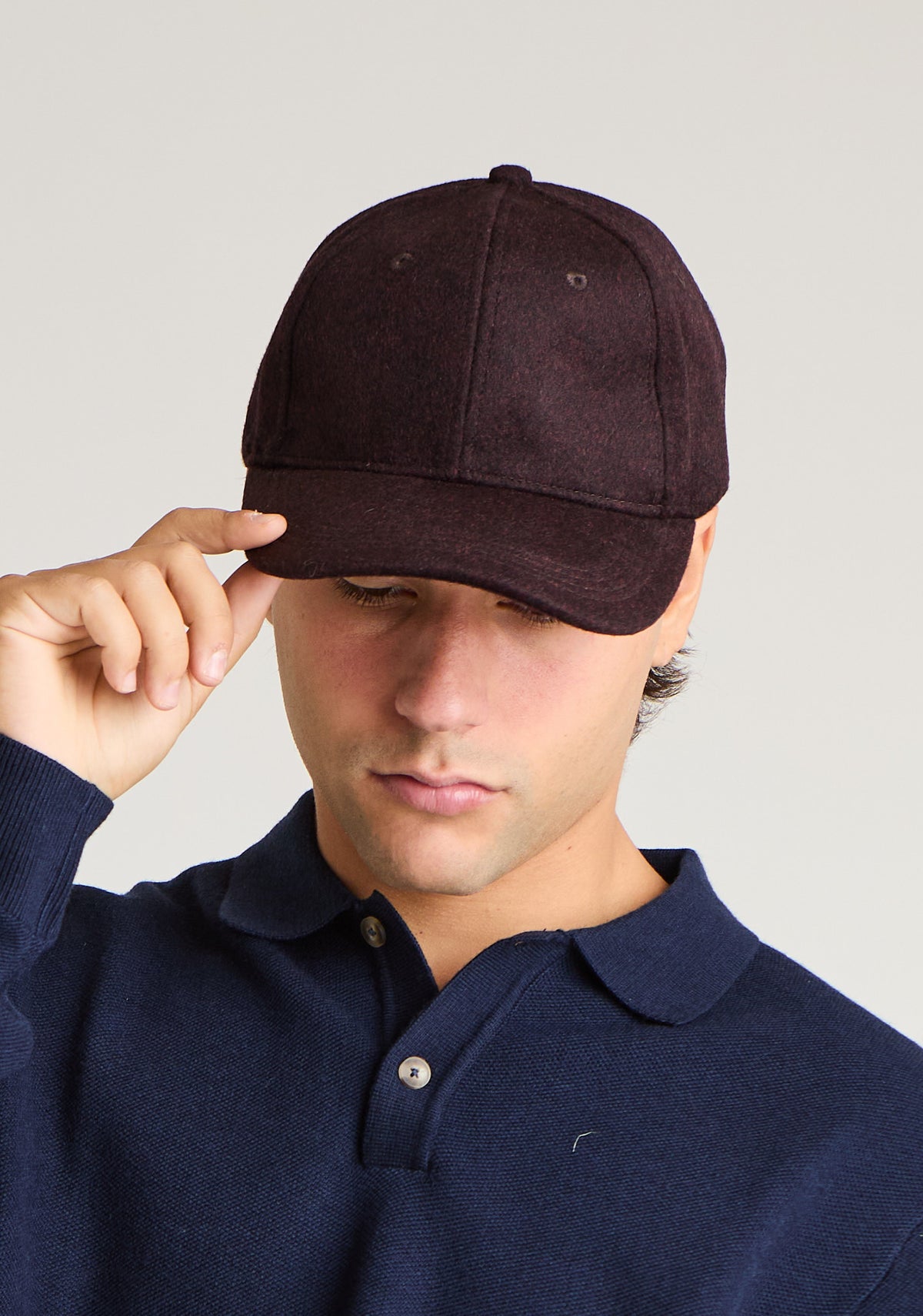 Cappello baseball in panno
