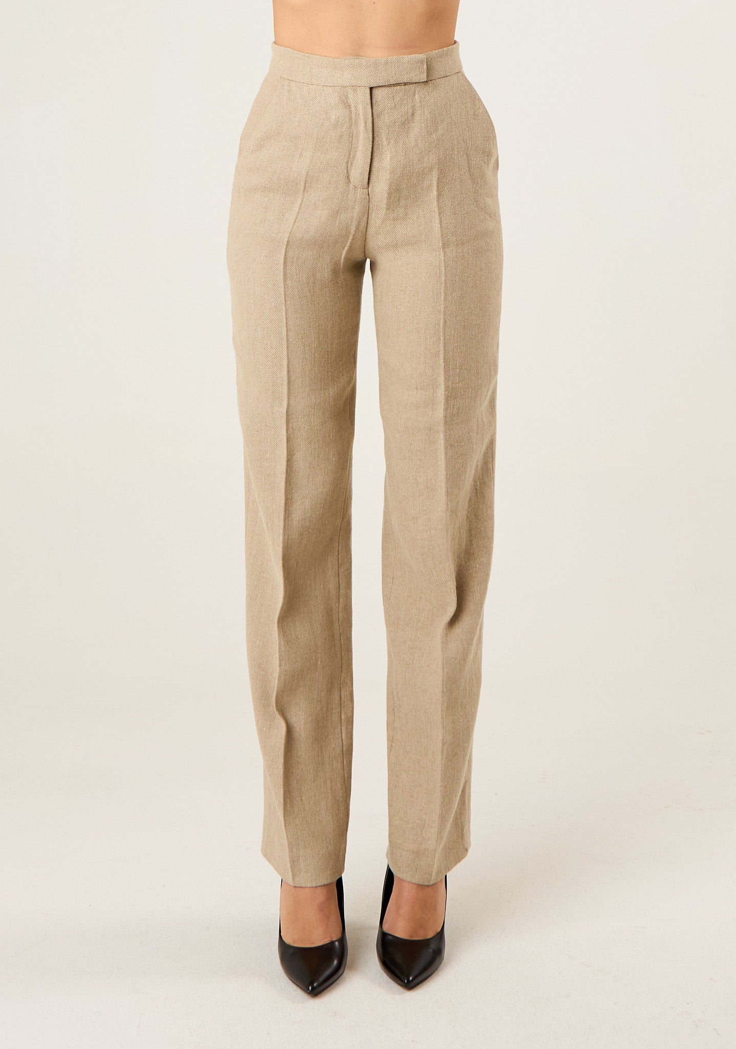 Pantalone in tela di lino