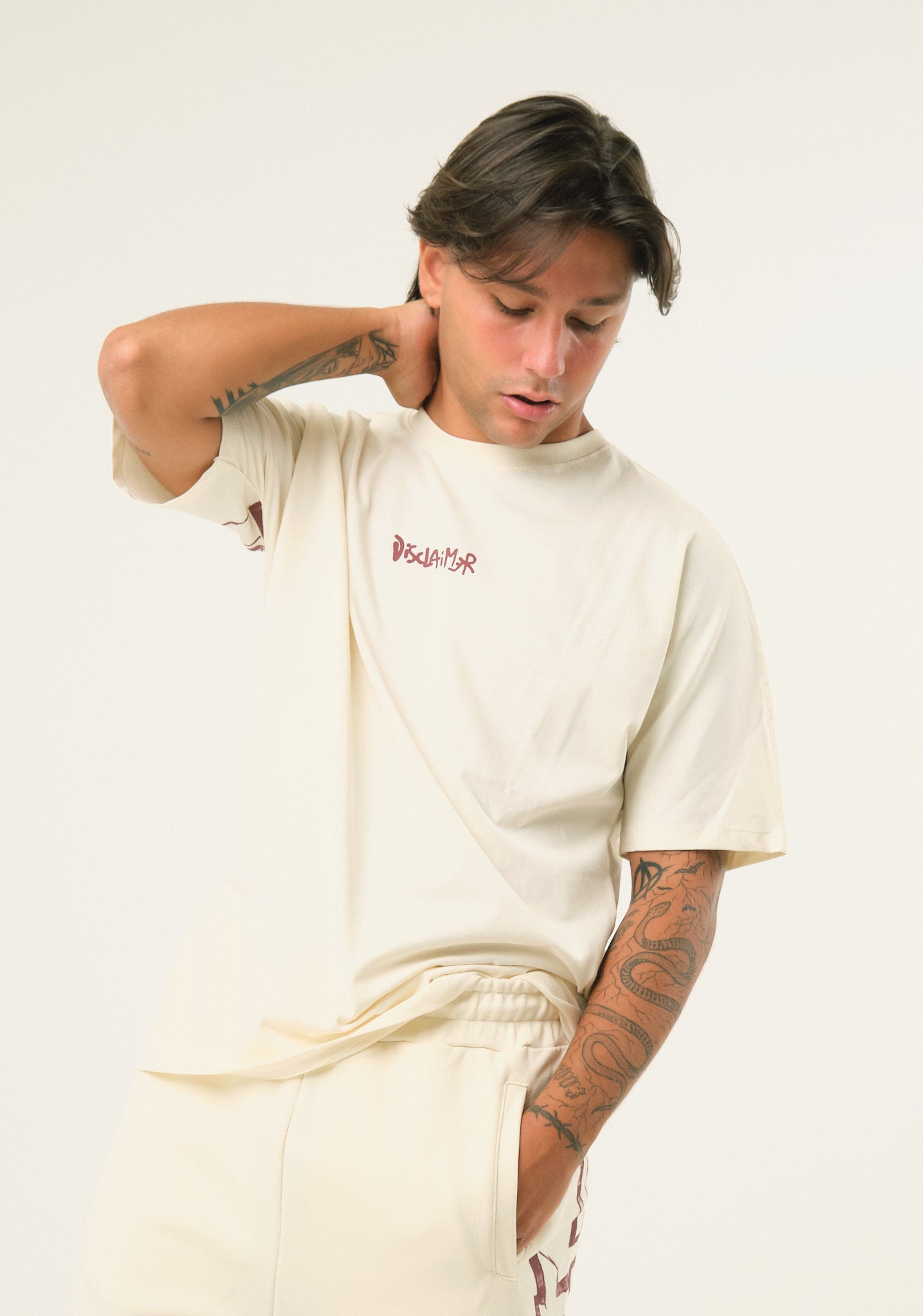 T-shirt con stampa spray