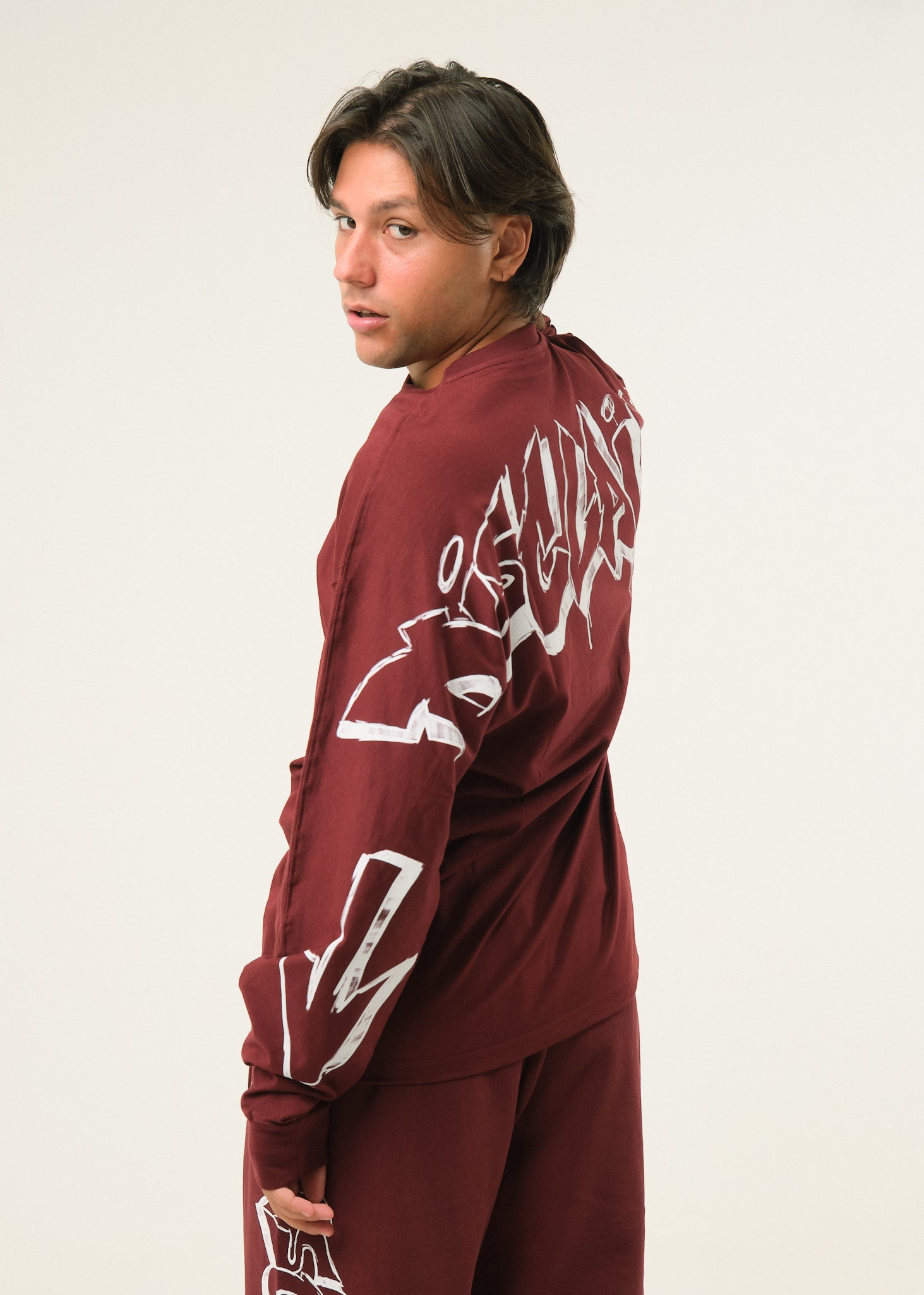Maglia con stampa posteriore