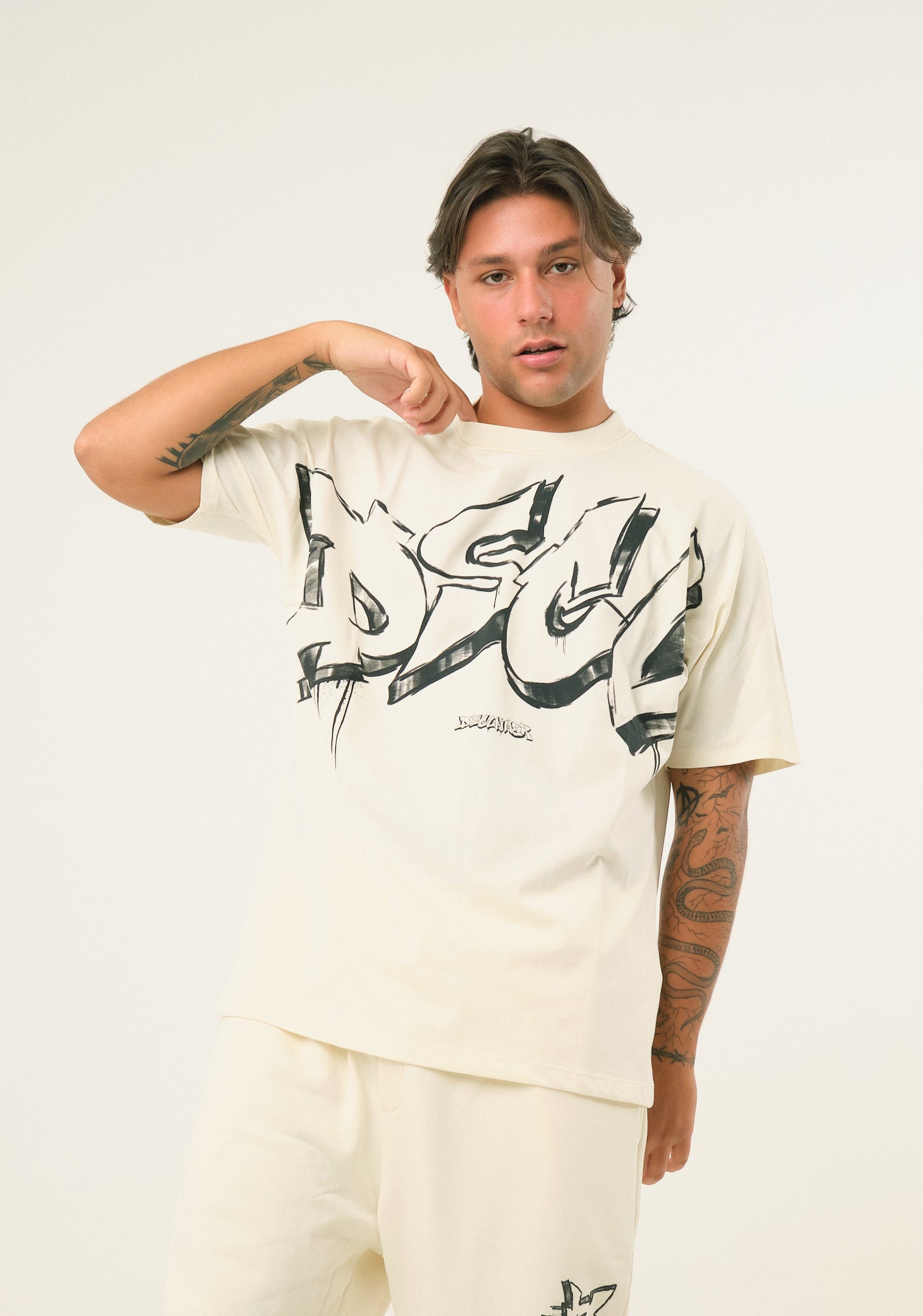 T-shirt con maxi stampa