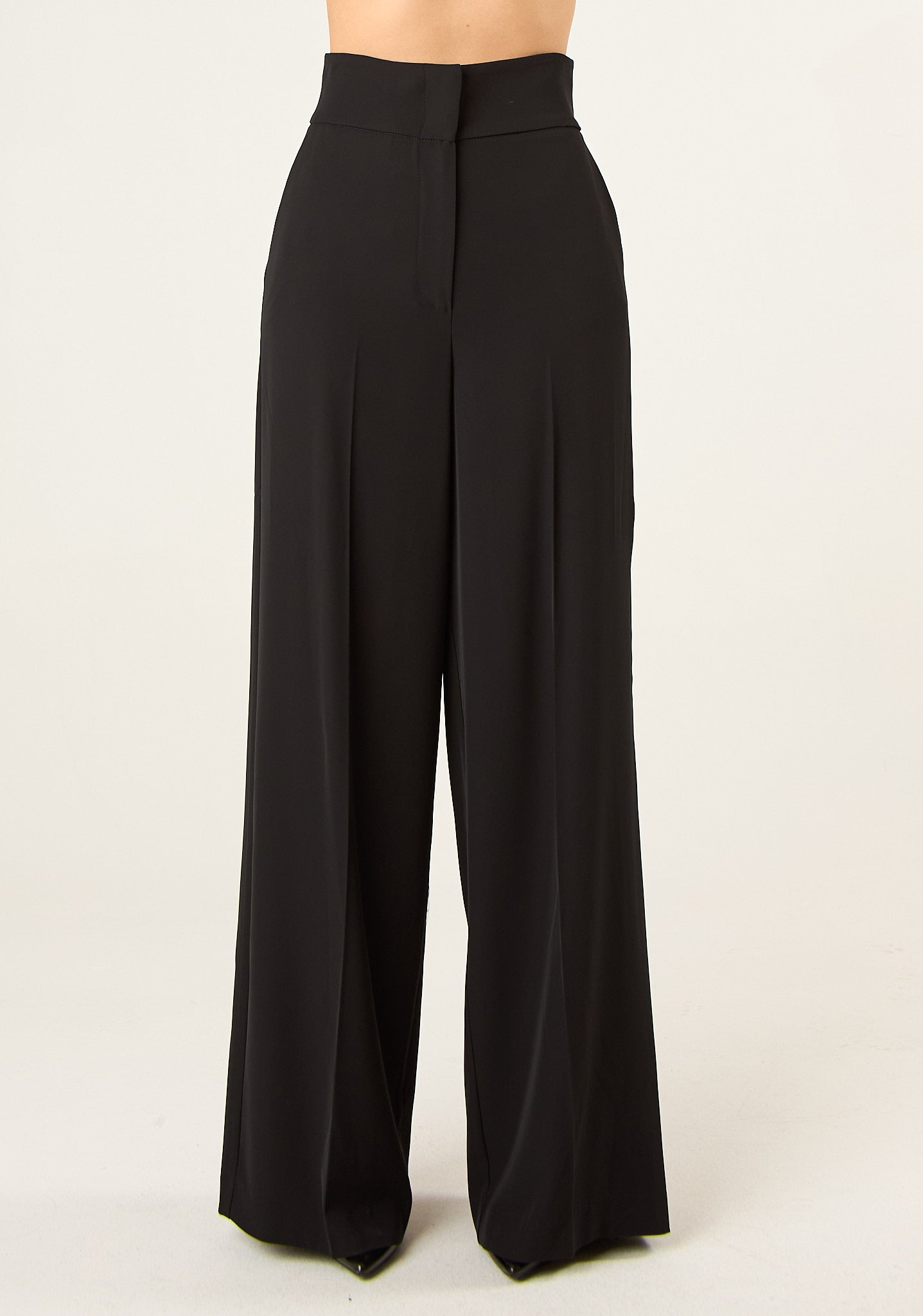 Pantalone palazzo a vita alta