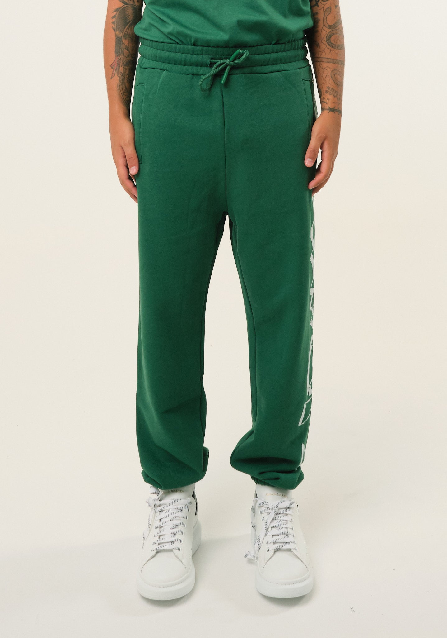 Pantalone con stampa laterale