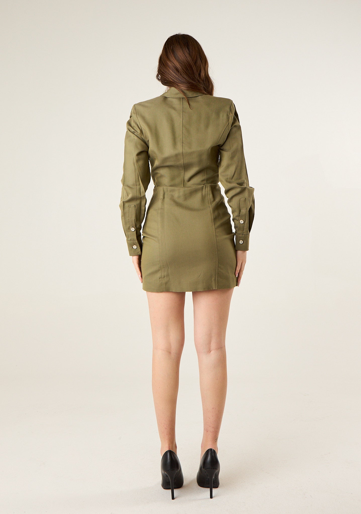 Abito in denim colorato