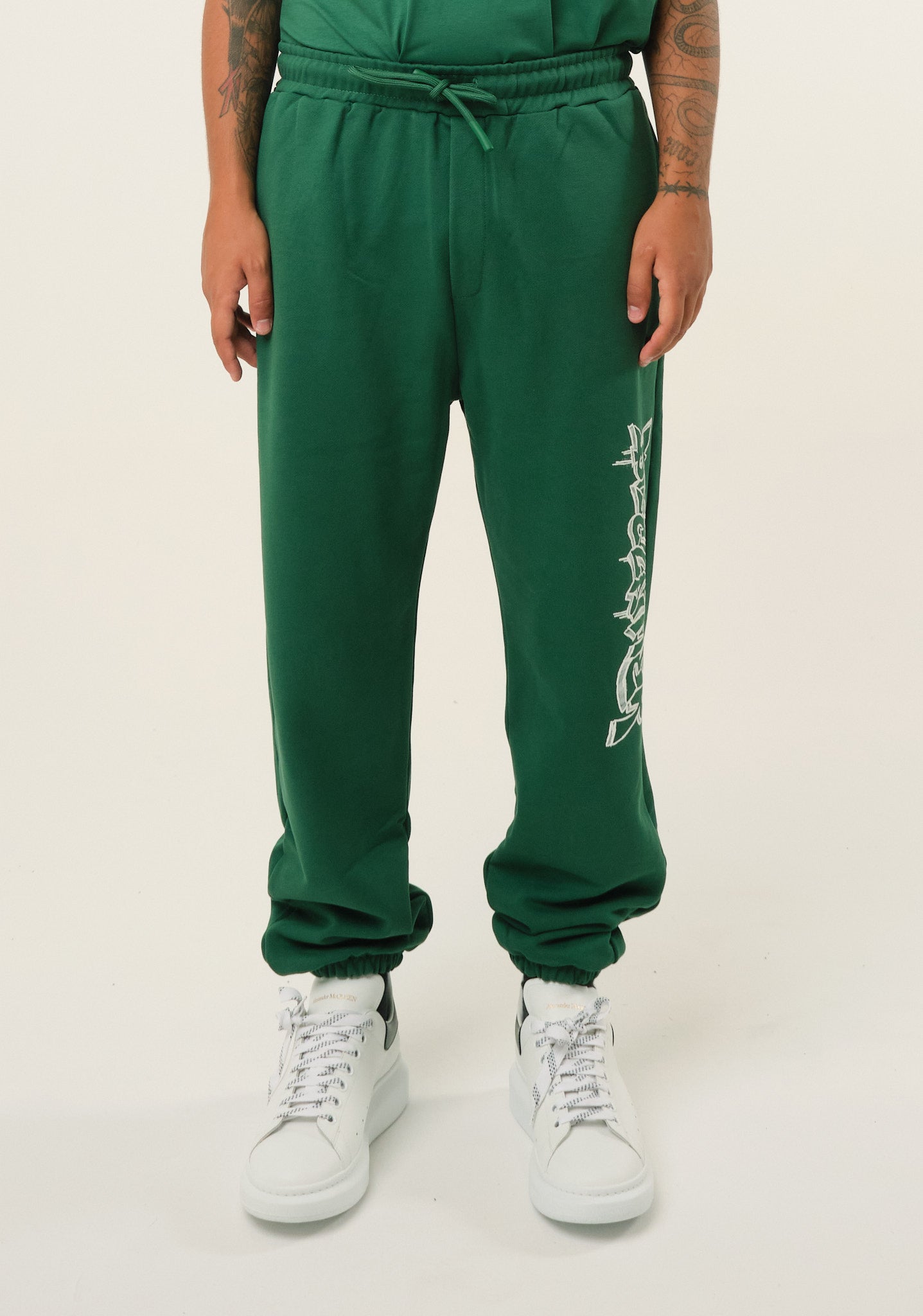 Pantalone con stampa laterale