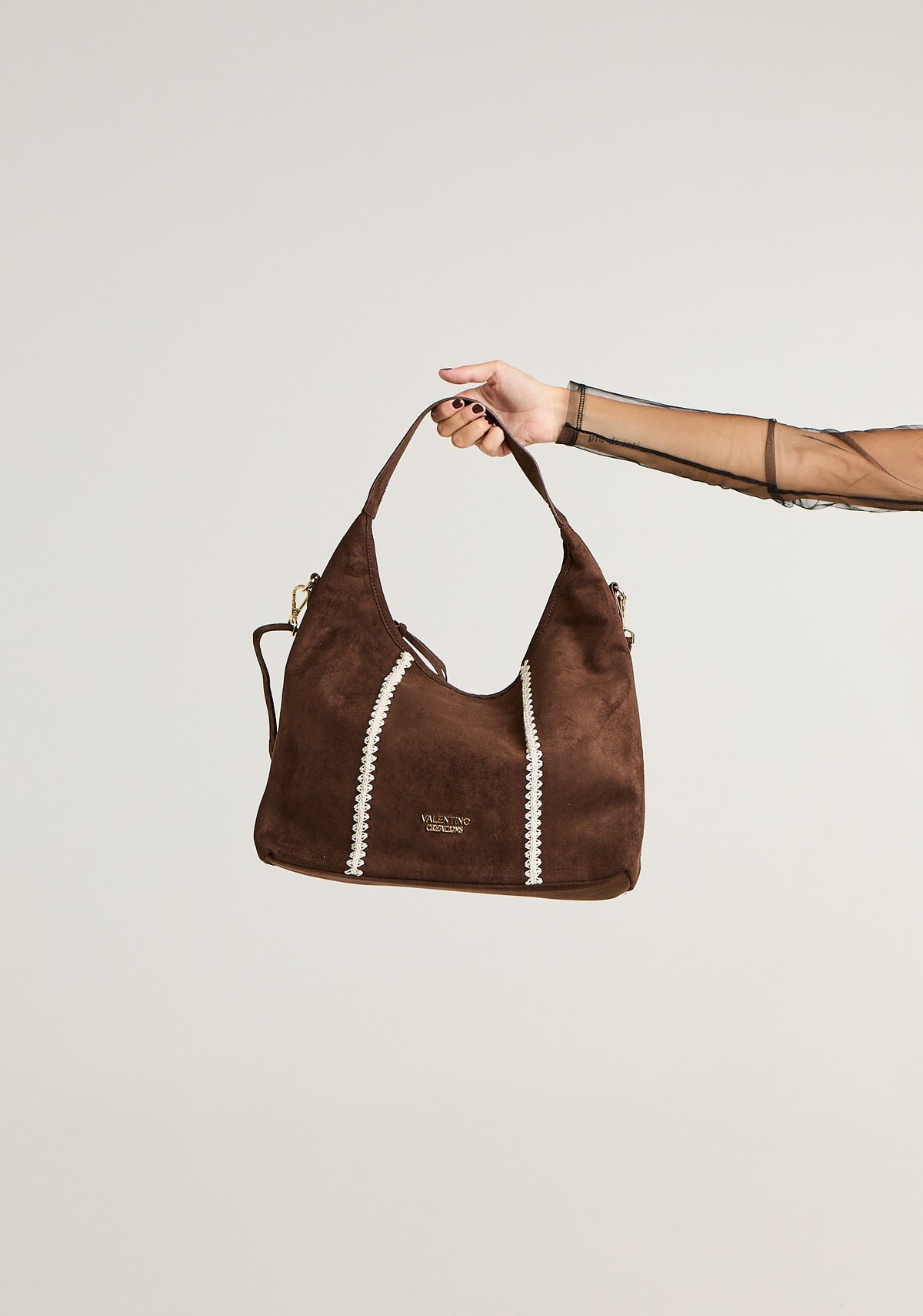 Borsa grande a mezzaluna