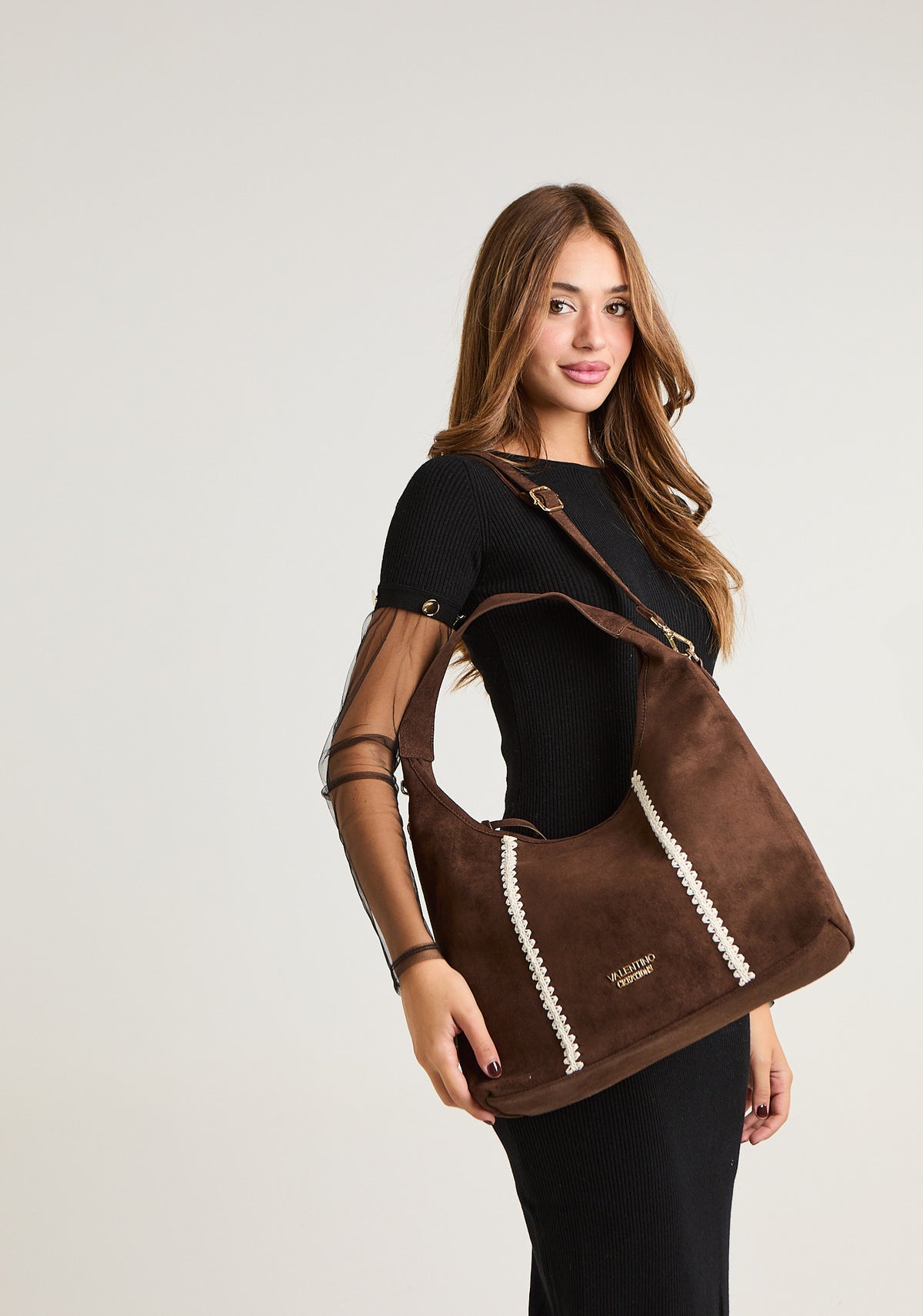 Borsa grande a mezzaluna