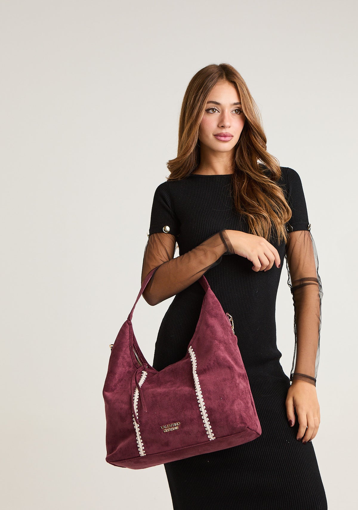 Borsa grande a mezzaluna