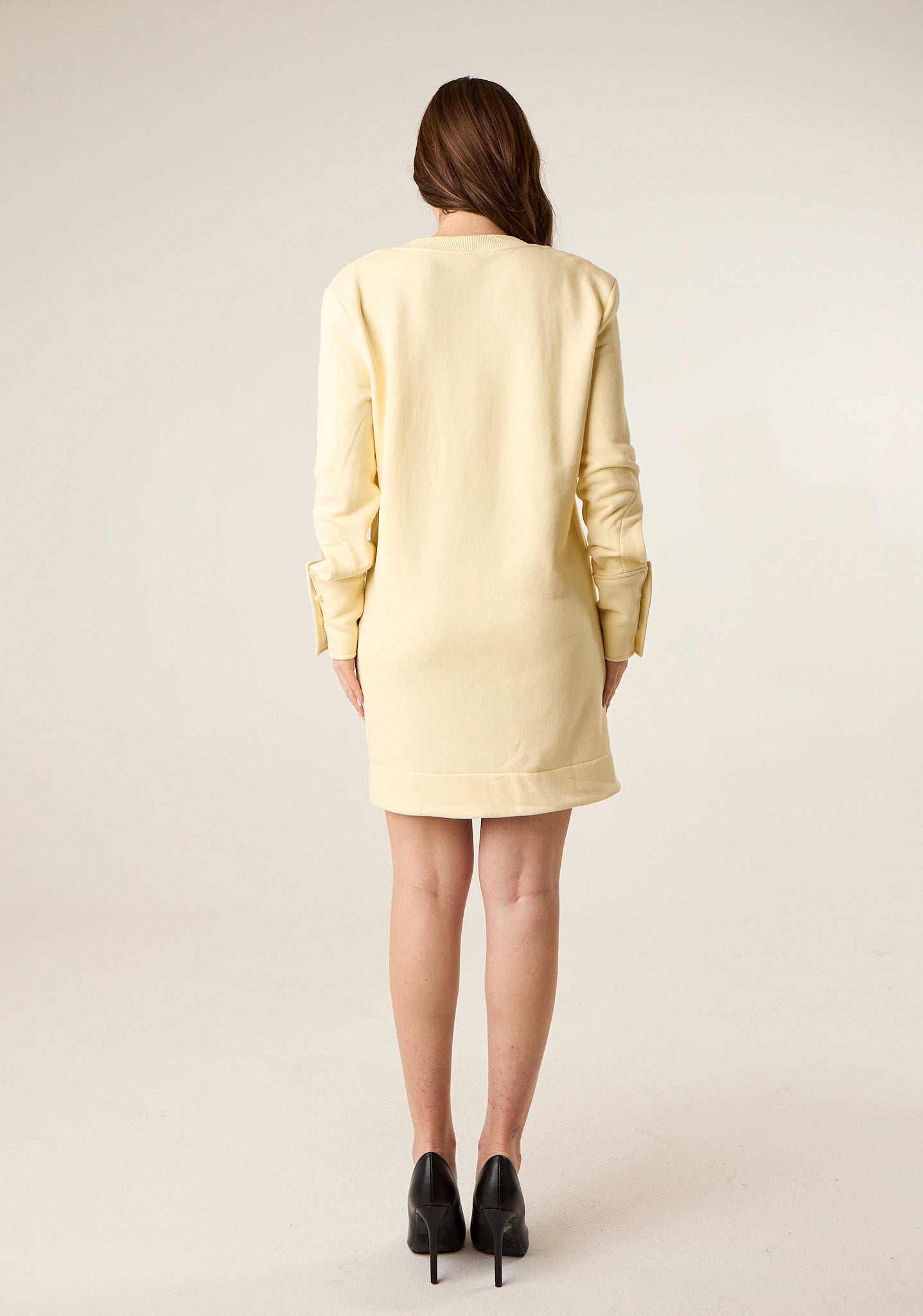 Abito corto in felpa