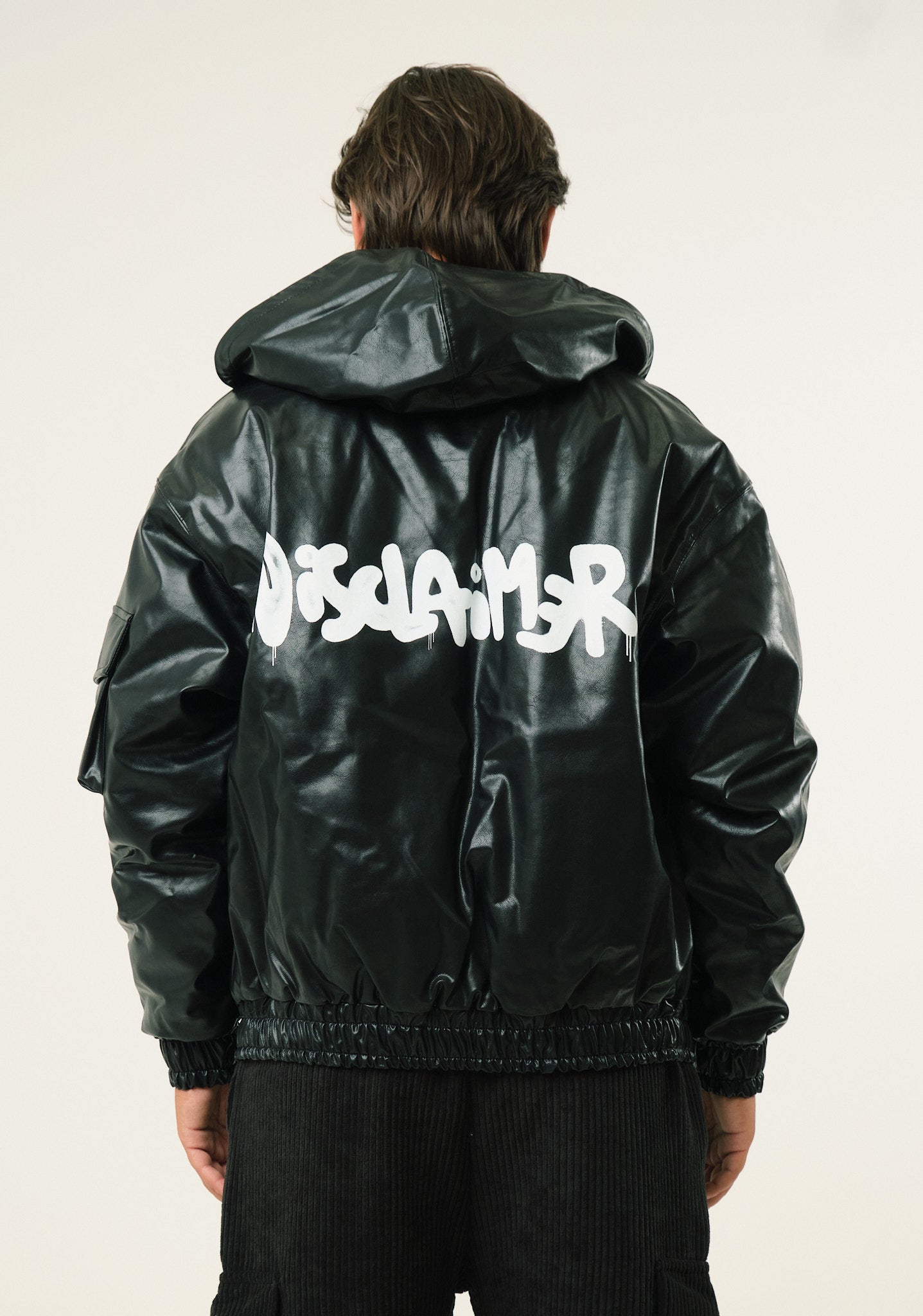 Giubbino bomber in ecopelle