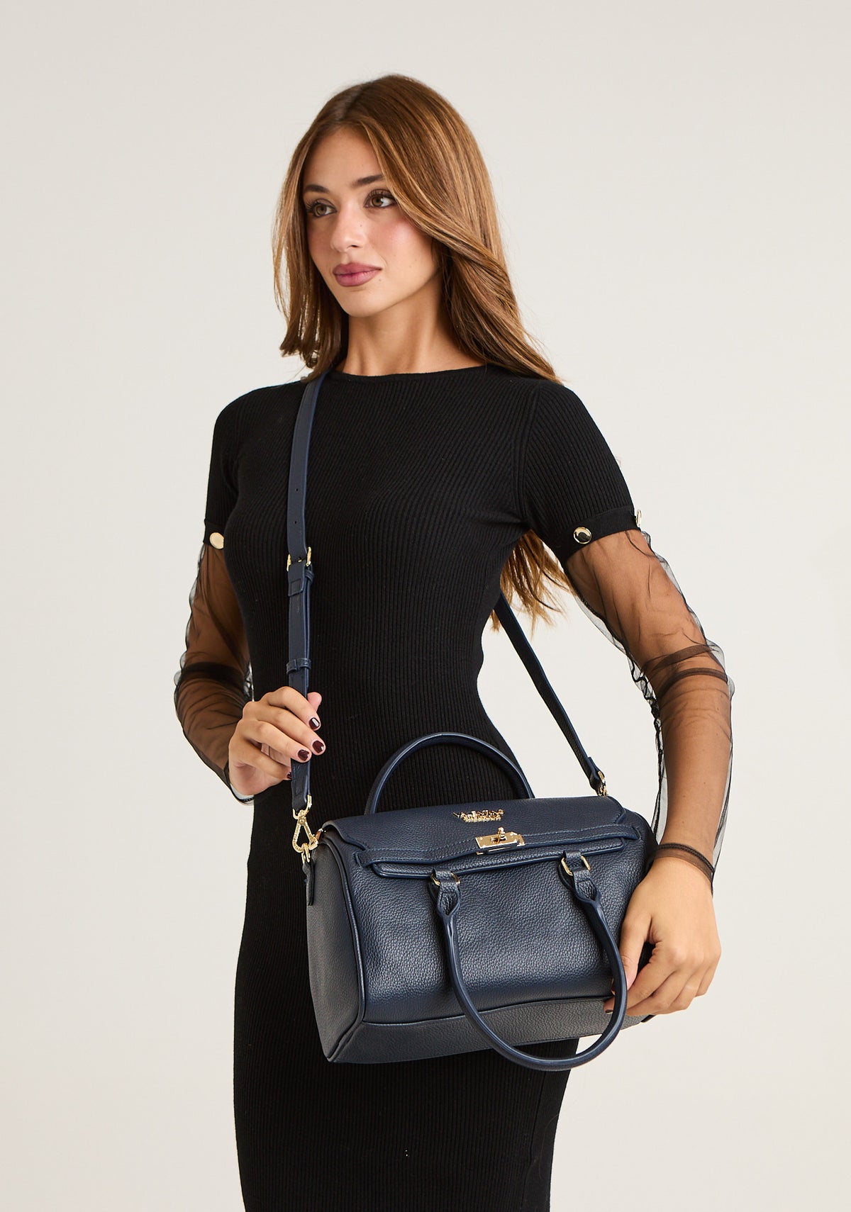 Borsa bauletto con tracolla