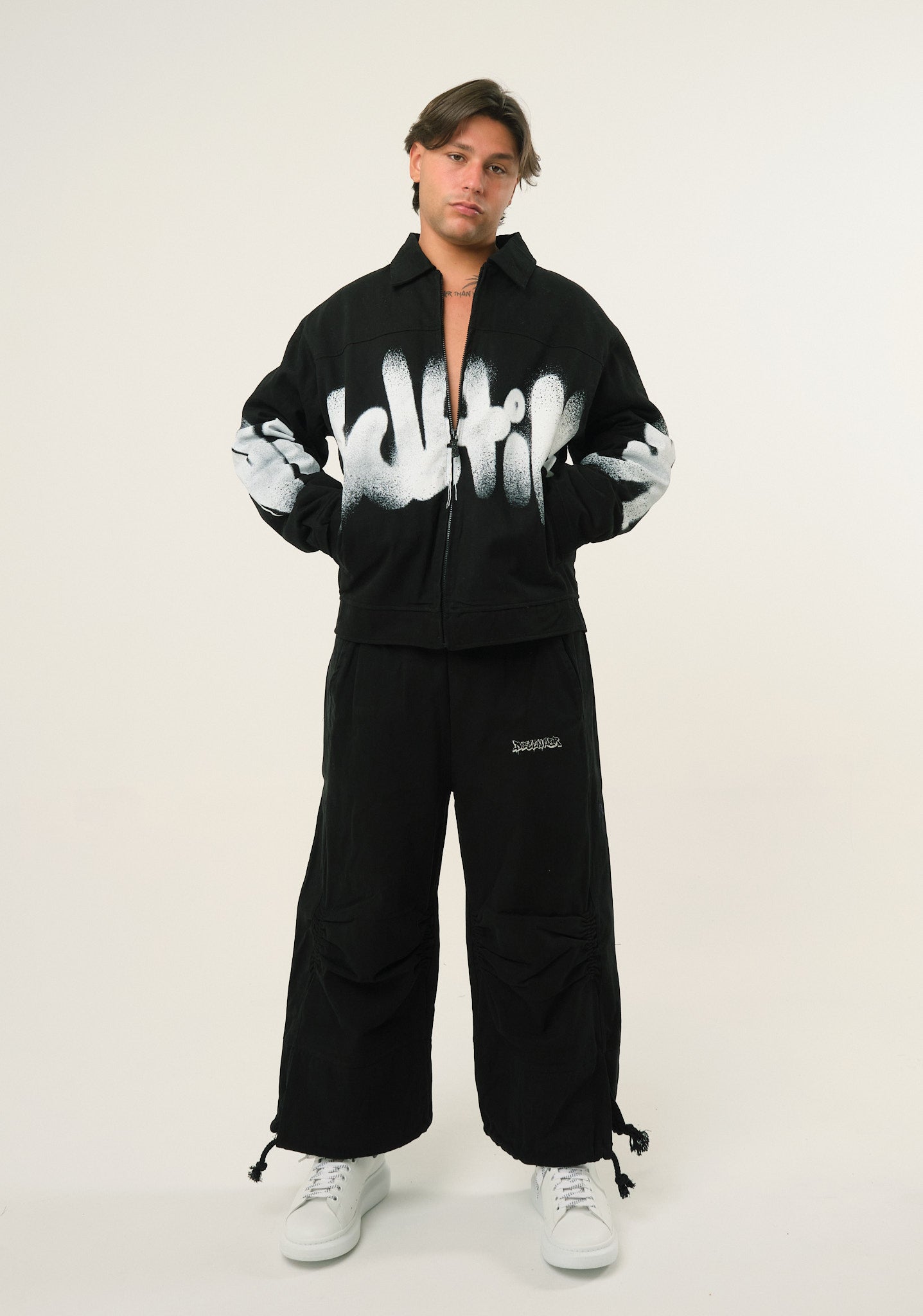 Pantalone in gabardine