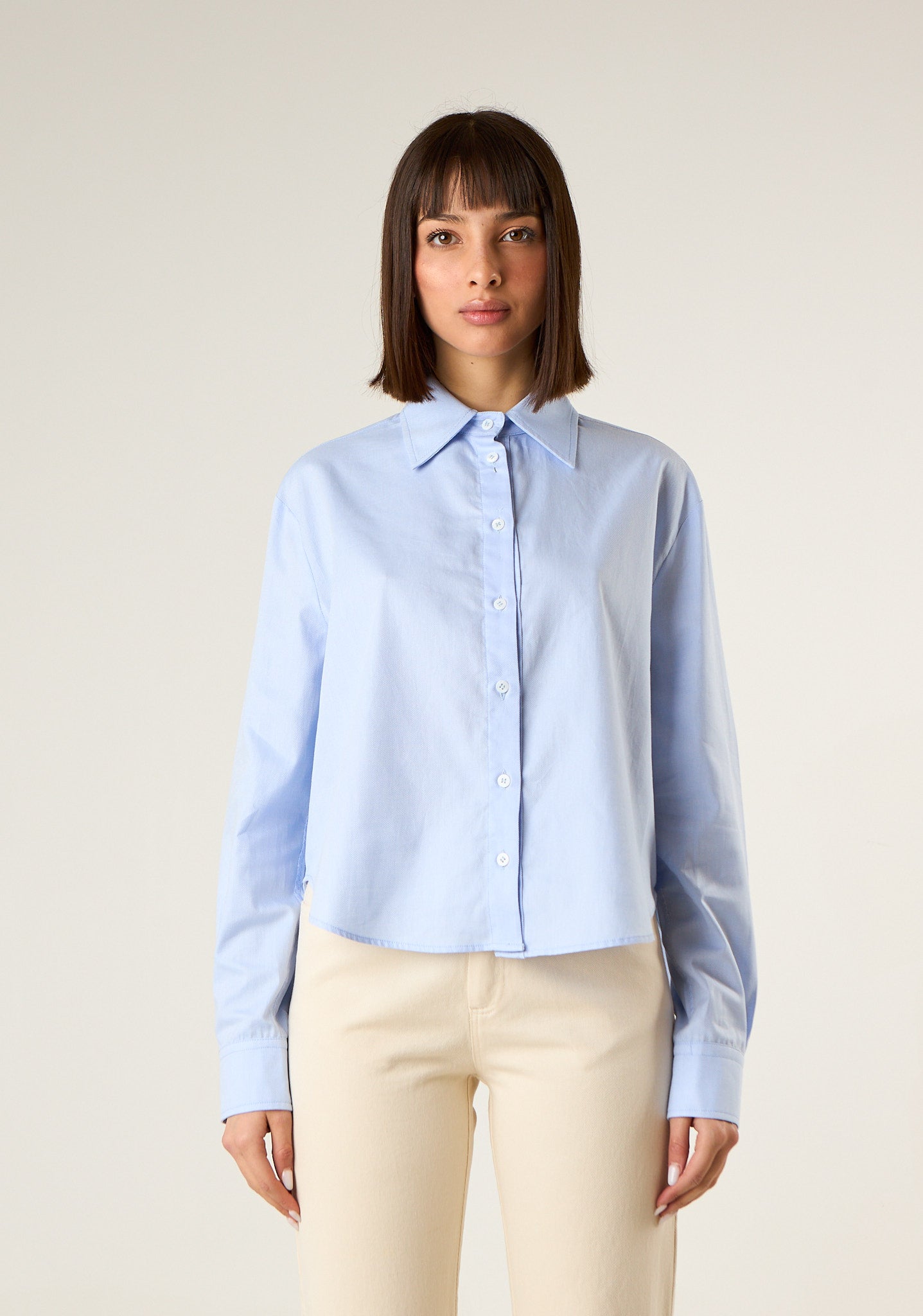 Camicia in cotone fermo