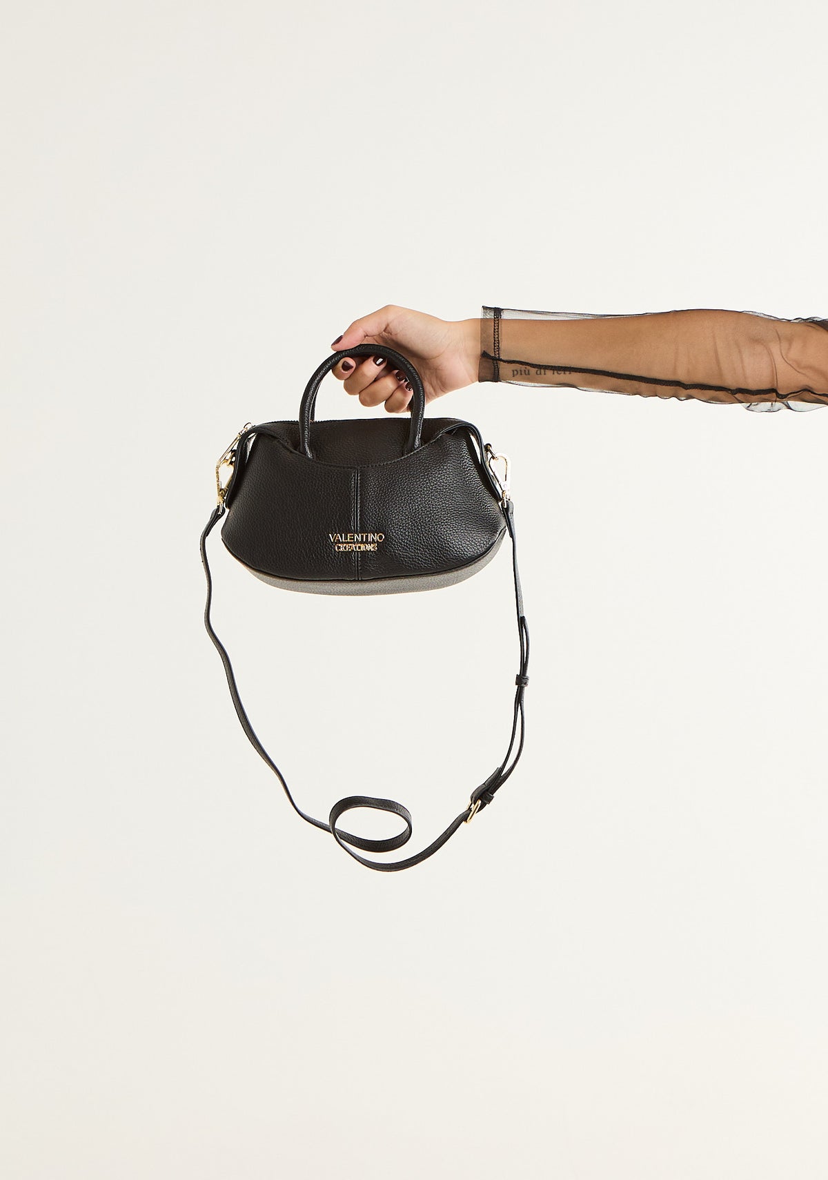 Borsa mini a mano con tracolla