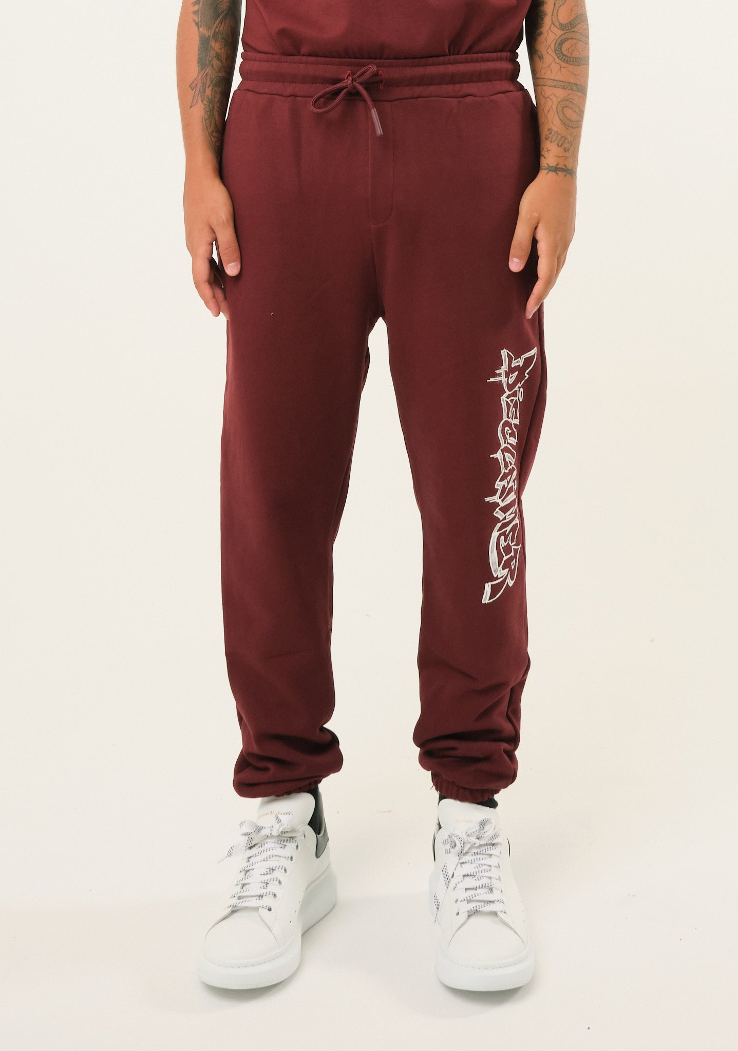 Pantalone con stampa laterale