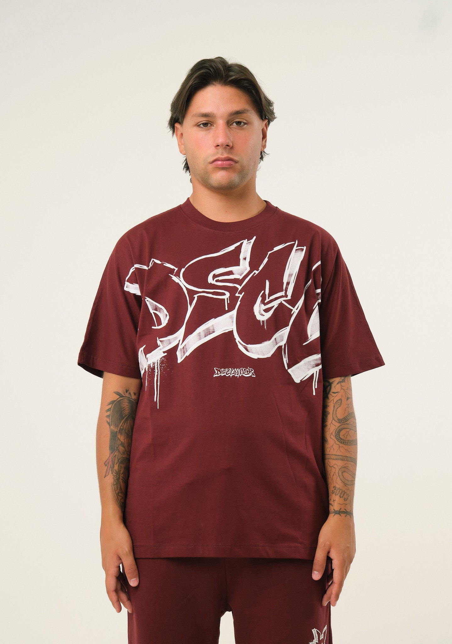 T-shirt con maxi stampa