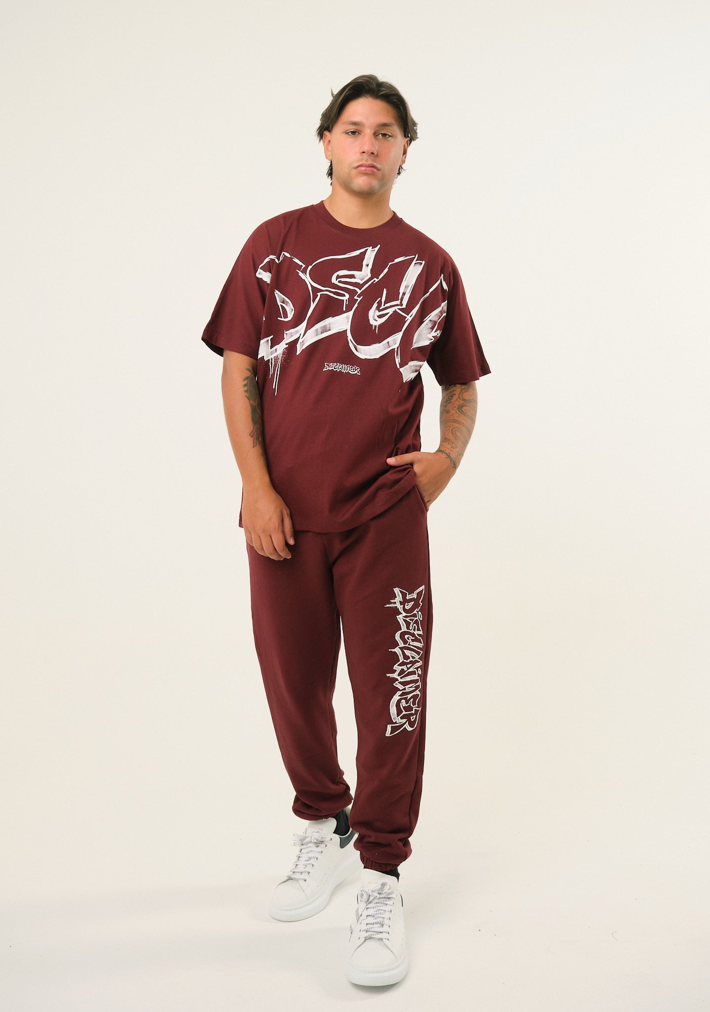 T-shirt con maxi stampa