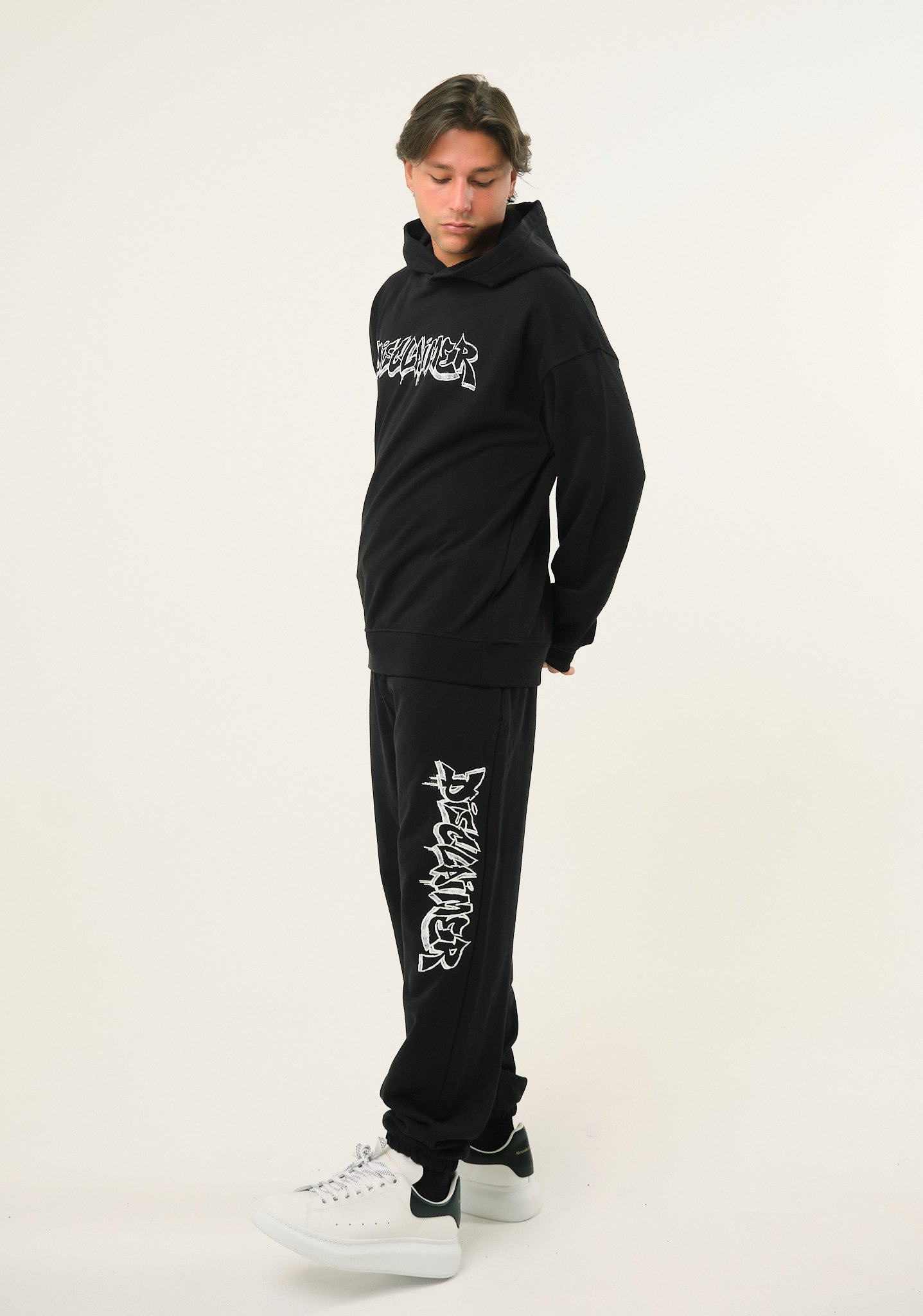 Pantalone con stampa laterale