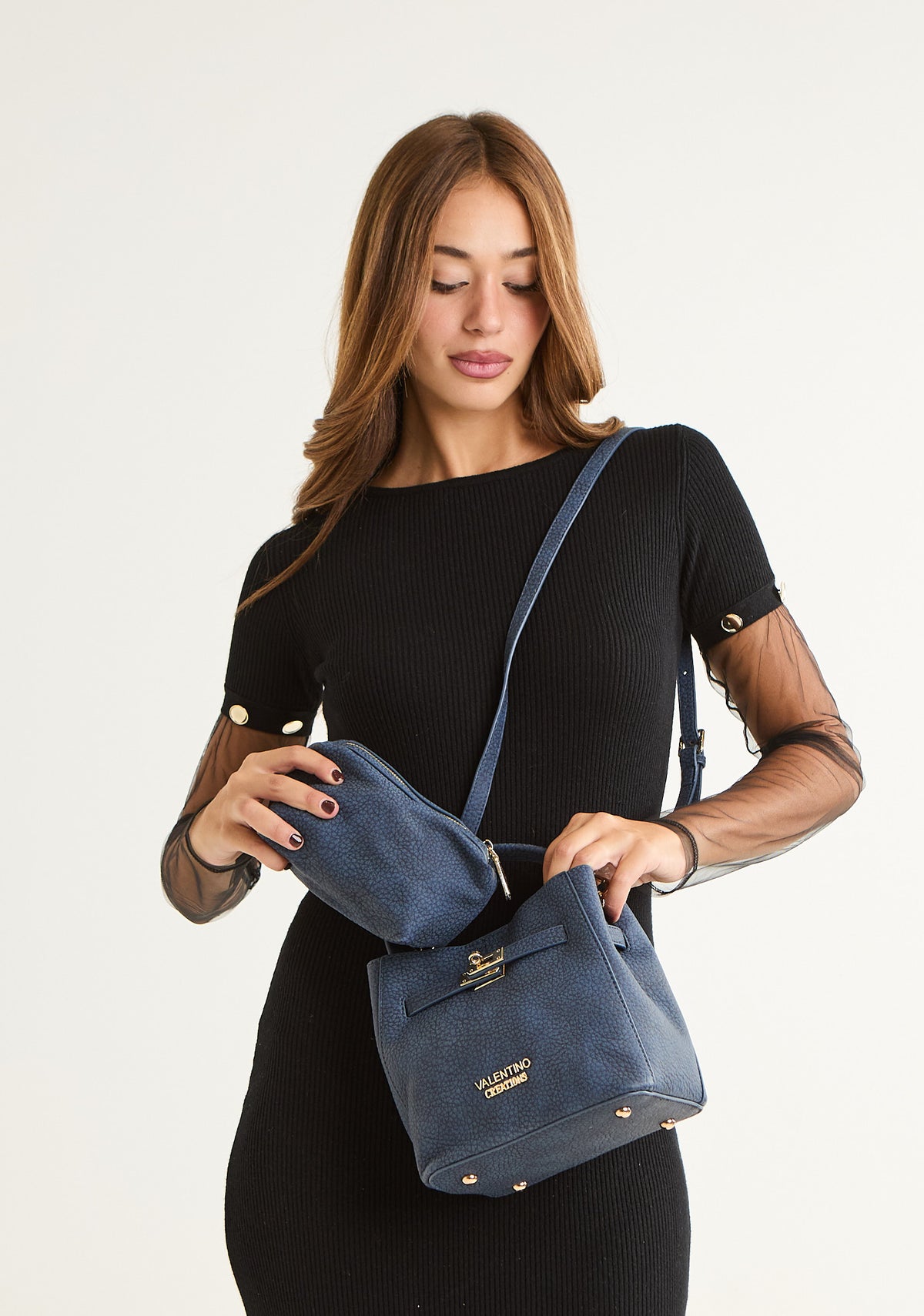 Borsa a mano con borsello