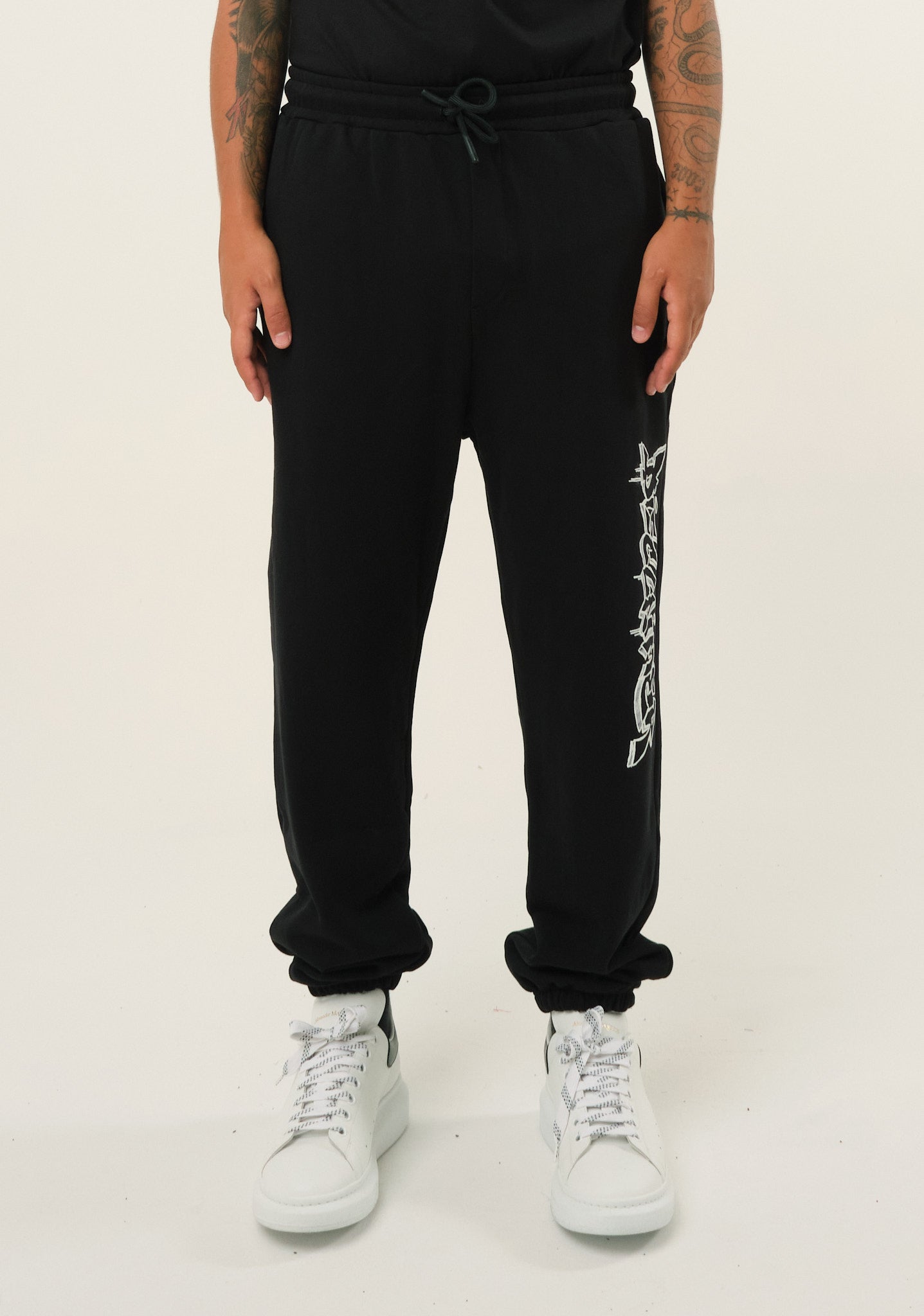 Pantalone con stampa laterale