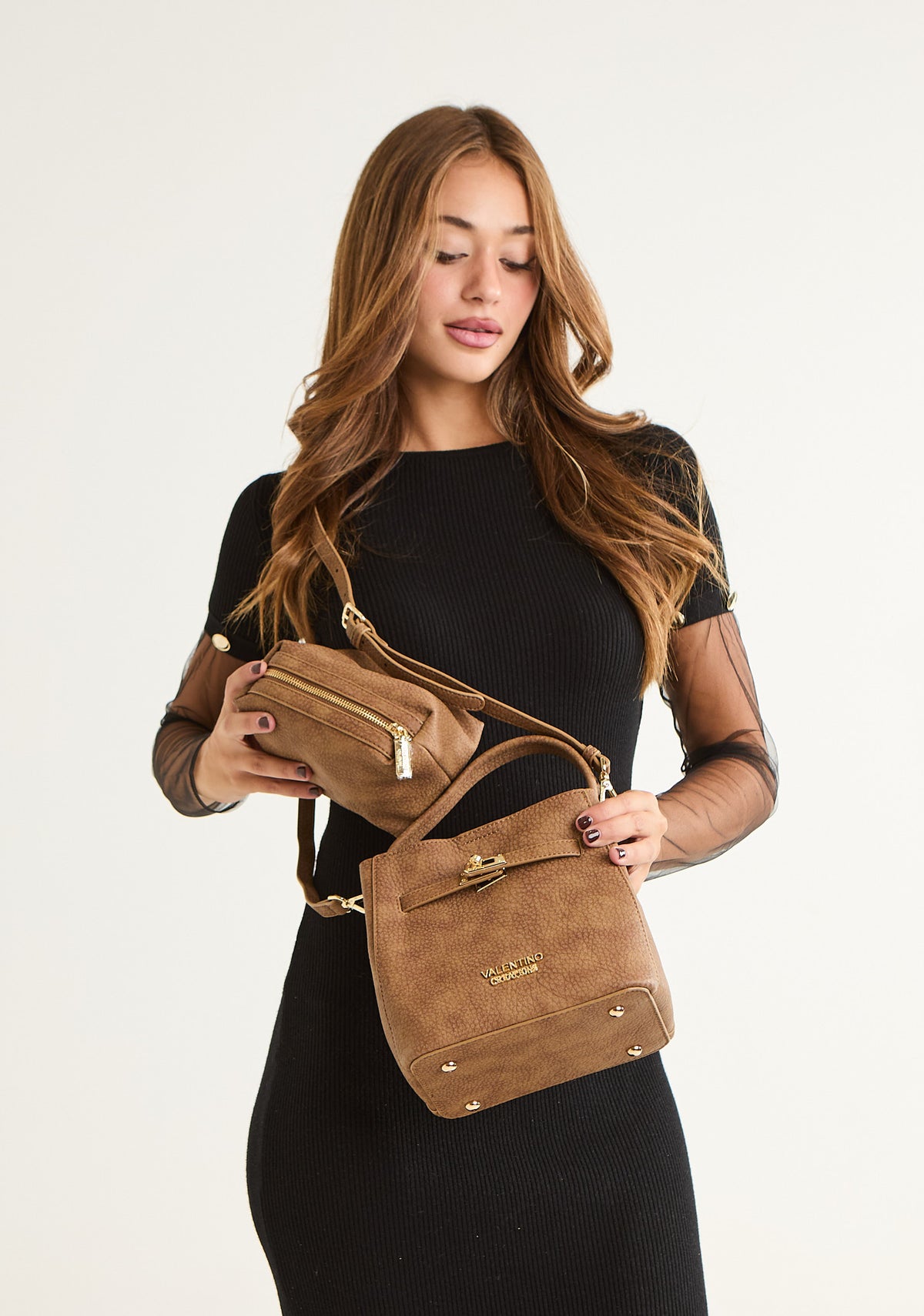 Borsa a mano con borsello