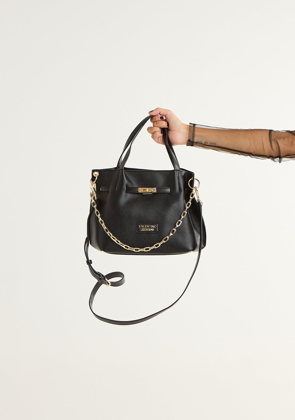 Borsa a mano con tracolla removibile