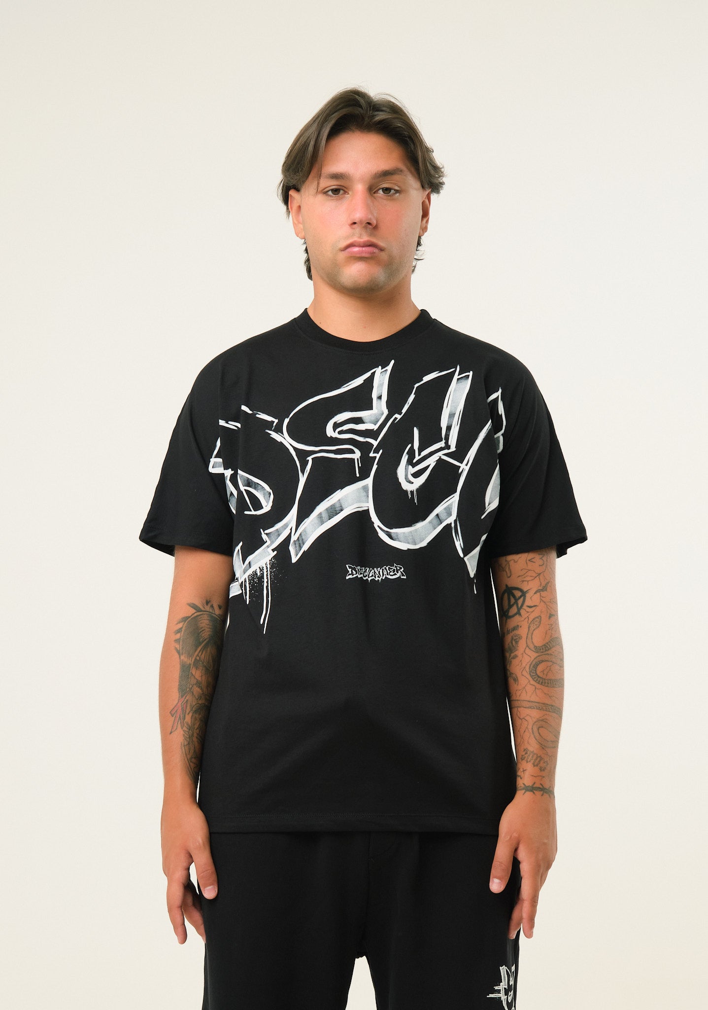 T-shirt con maxi stampa