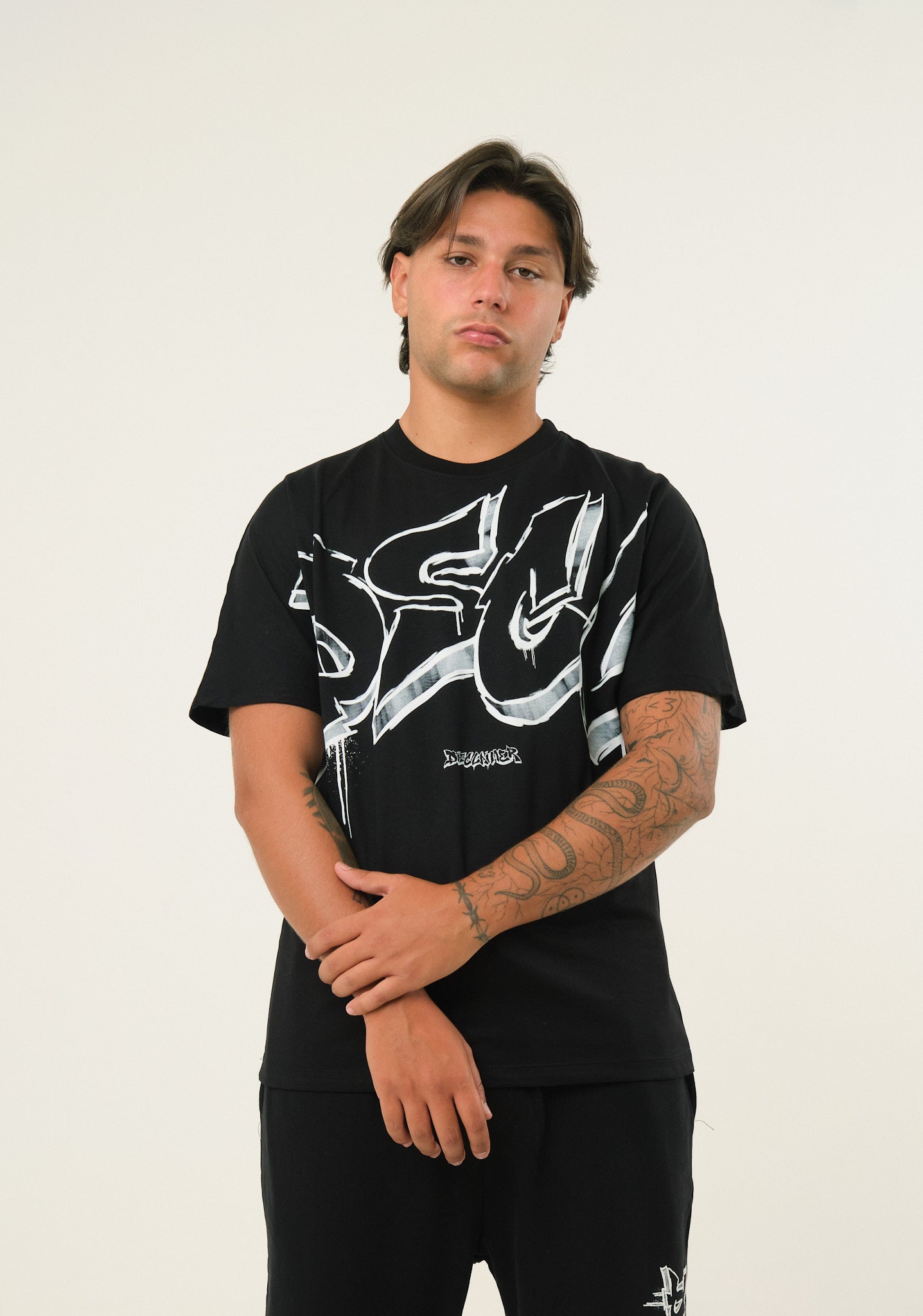 T-shirt con maxi stampa