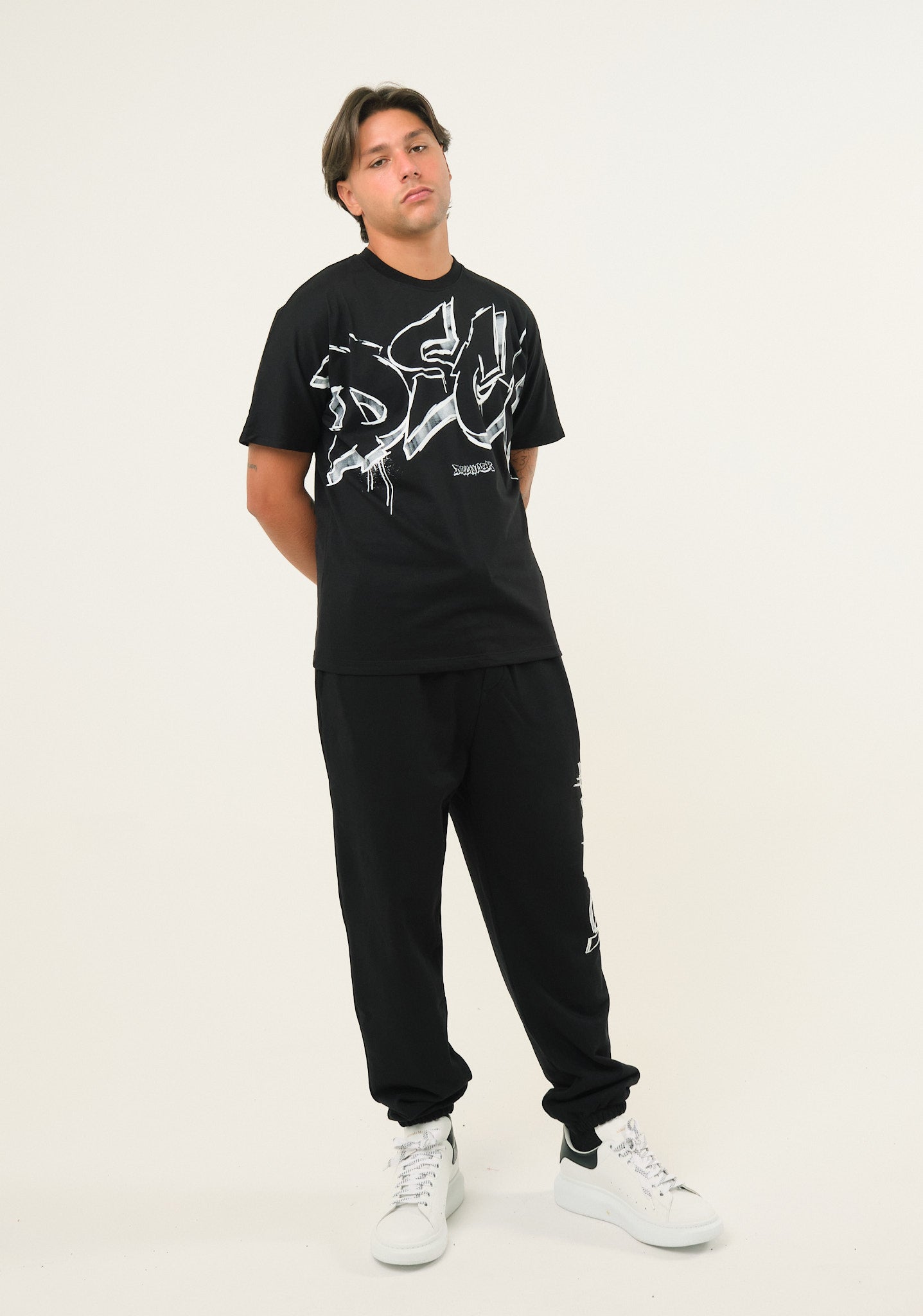 T-shirt con maxi stampa