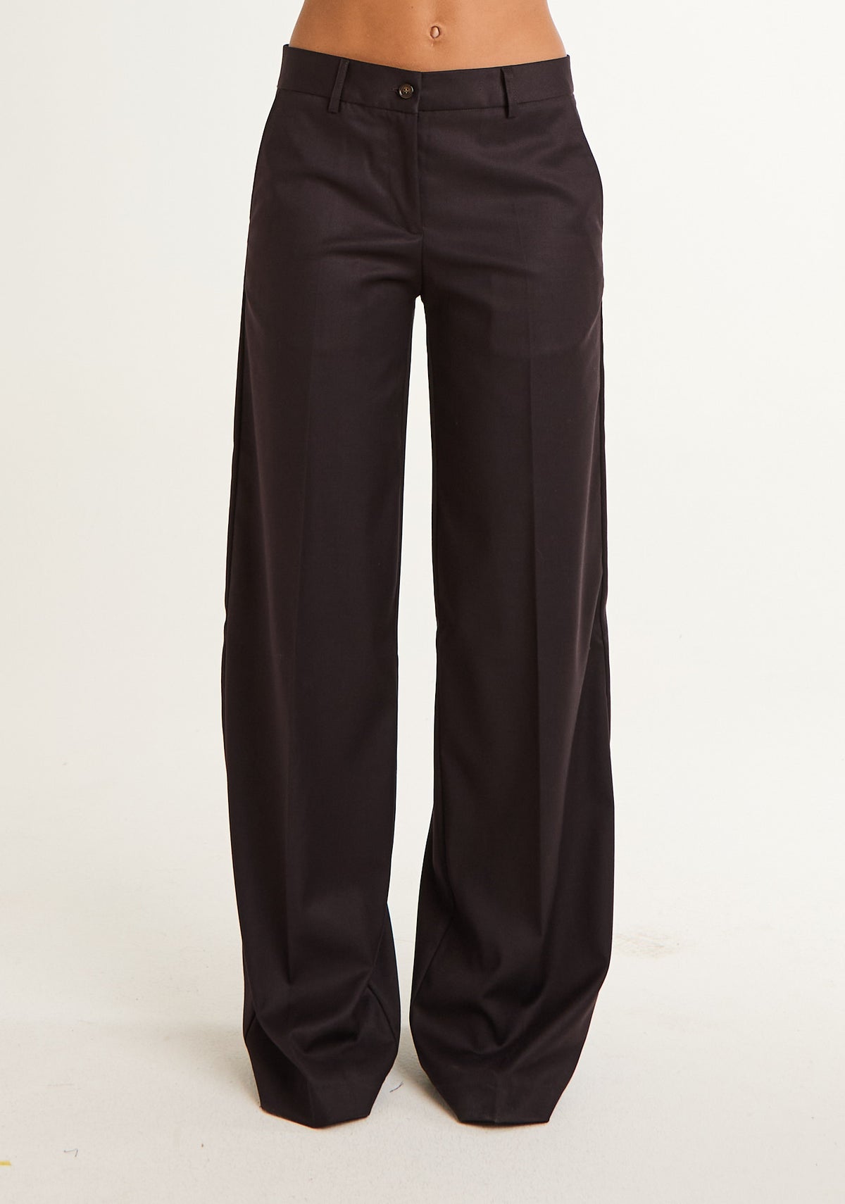 Pantalone in misto lana da completo