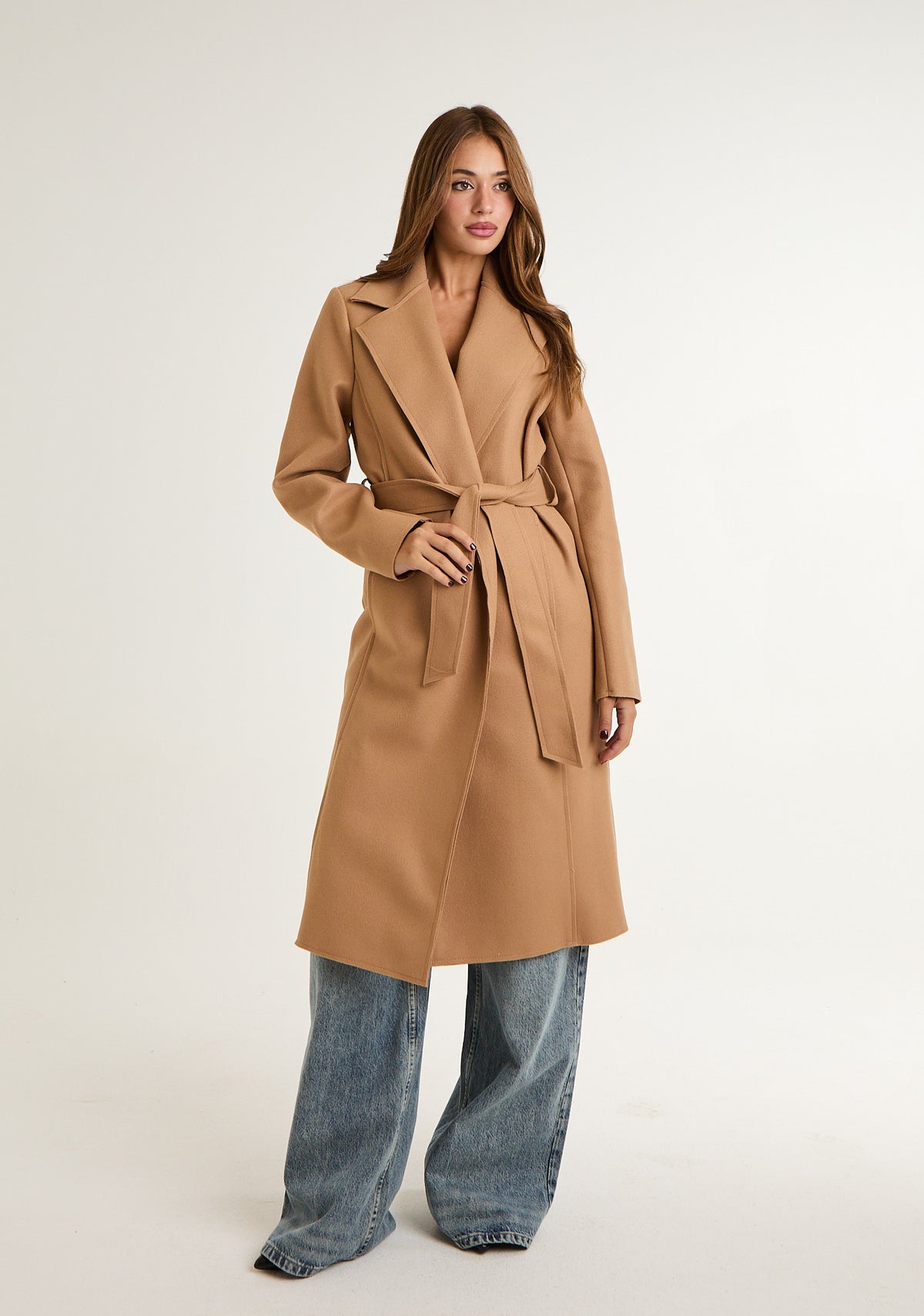 Jeans Ginevra con vita incrociata