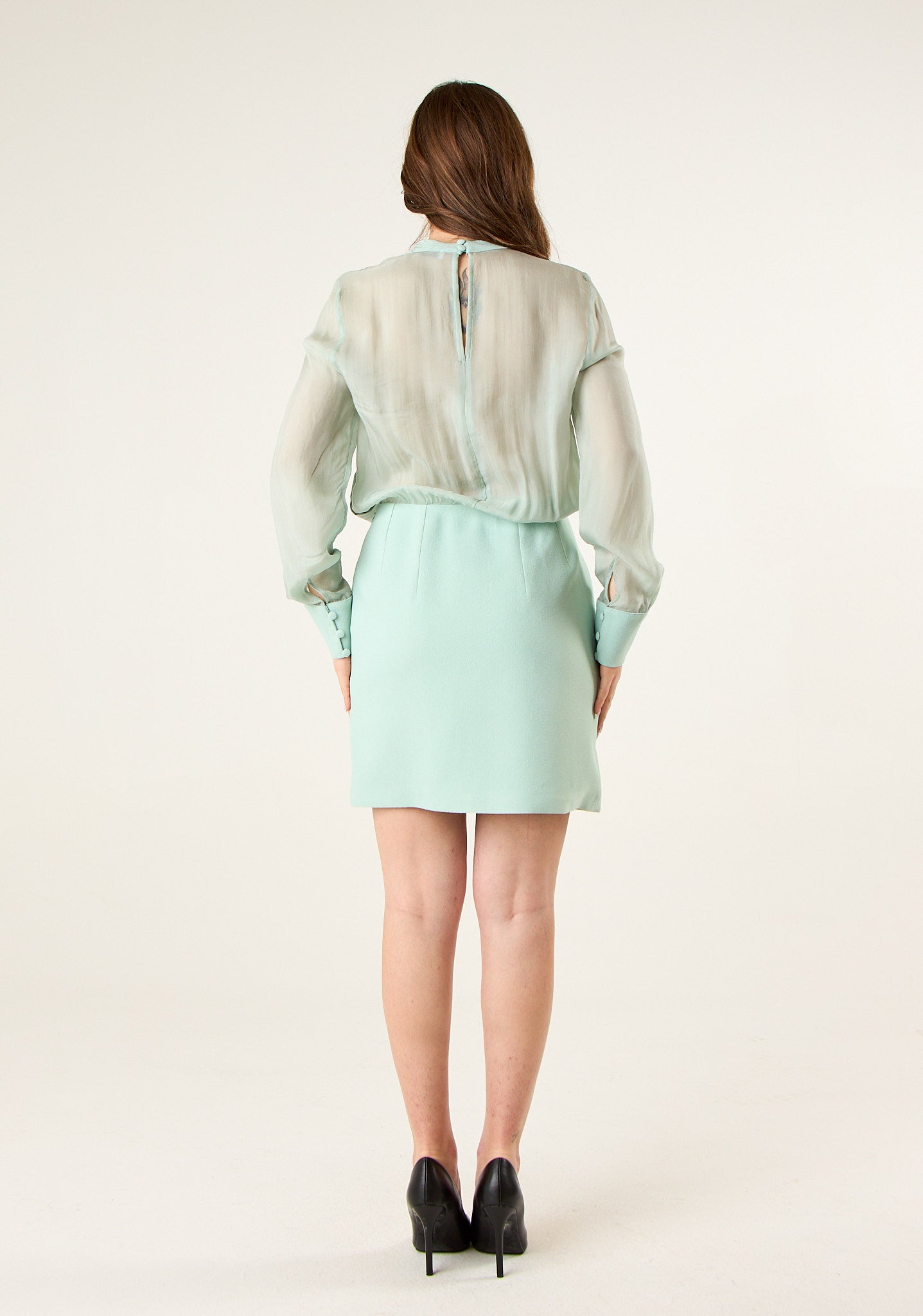 Abito corto sblusato