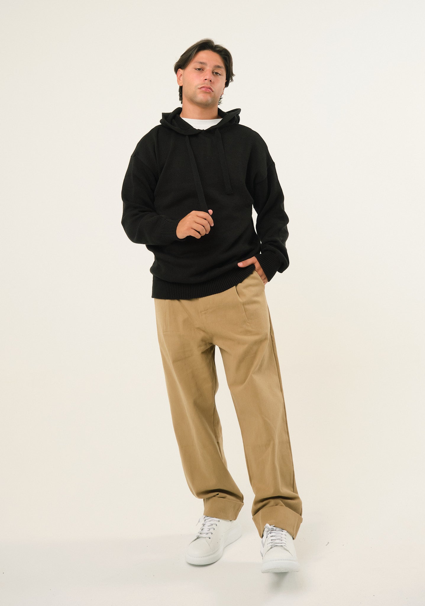 Pantalone in gabardine